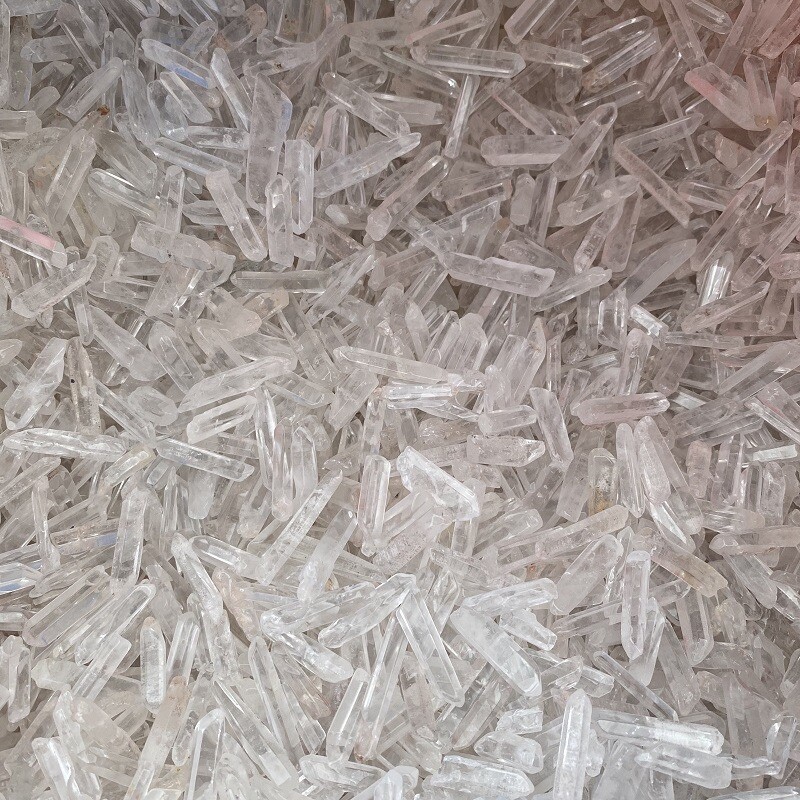 50g Tibet small Lot Natural Clear Quartz Crystal Points Wand Specimen US Fast