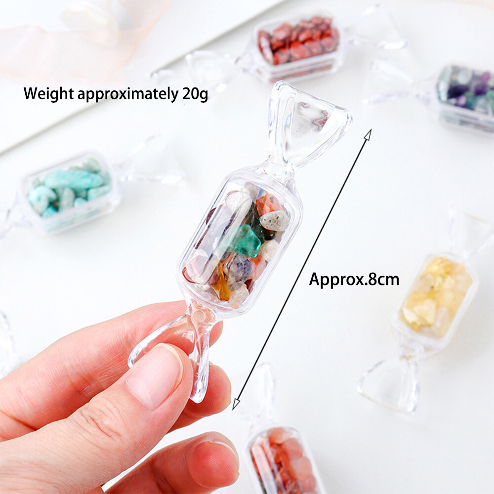 Natural Mini Crystal Chips Semi Tumbled Crushed Gemstone Gravel Healing Reiki