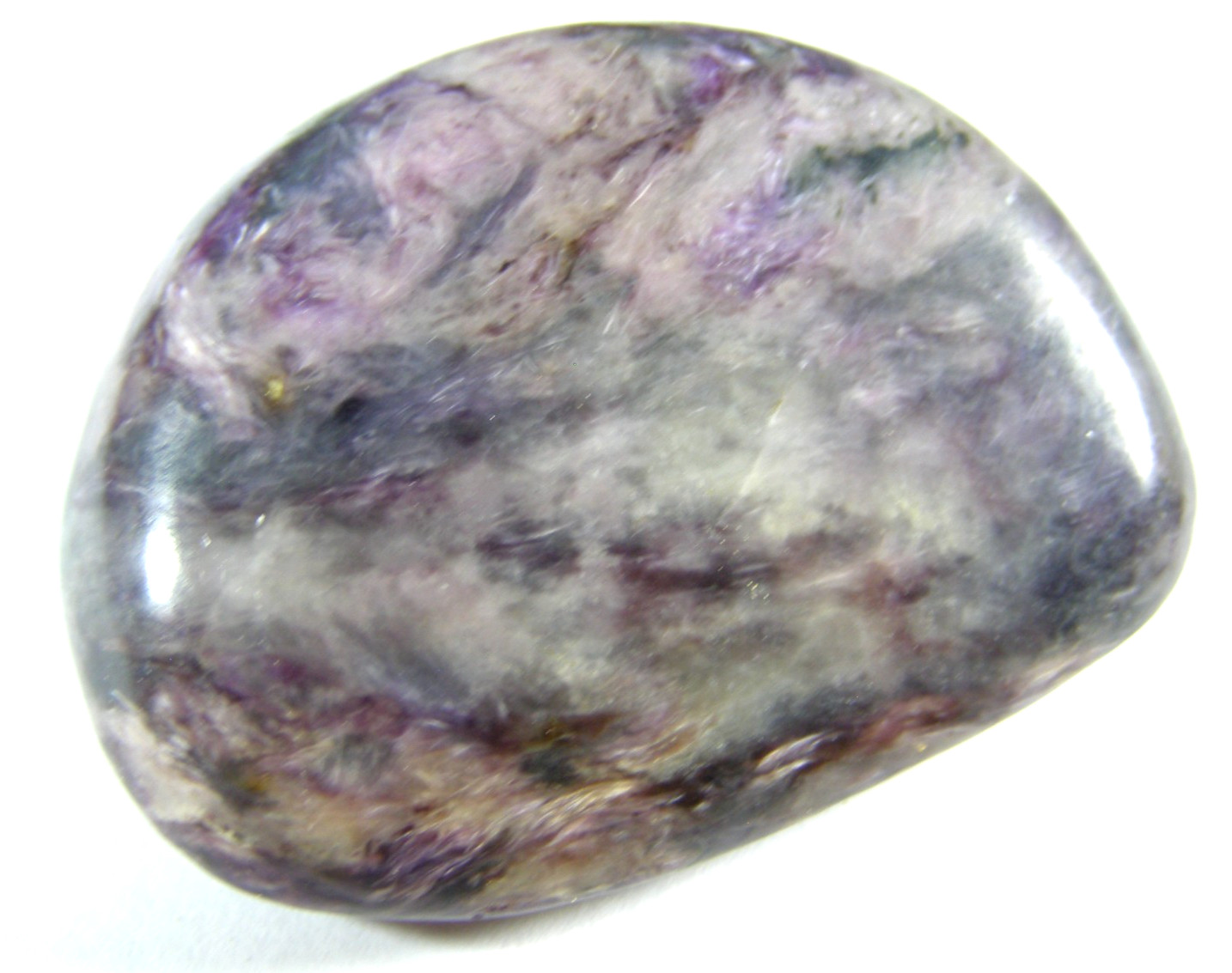 EXTRA-LARGE CHAROITE TUMBLESTONE – RUSSIA – 4.8 x 3.5 cms 54.87 gms #6