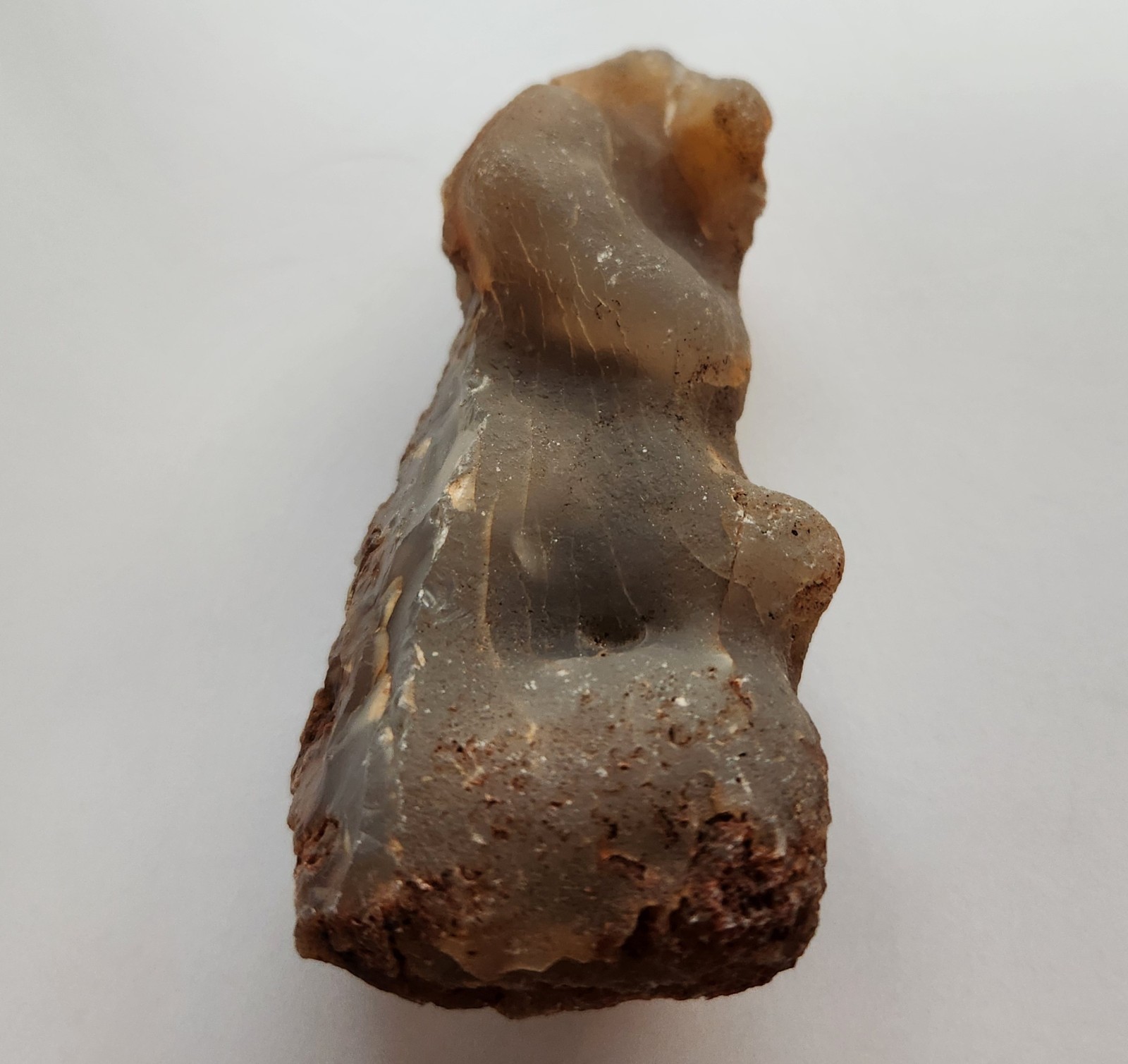 4″ 160g Natural Agate Crystal Chalcedony Mineral Display Specimen