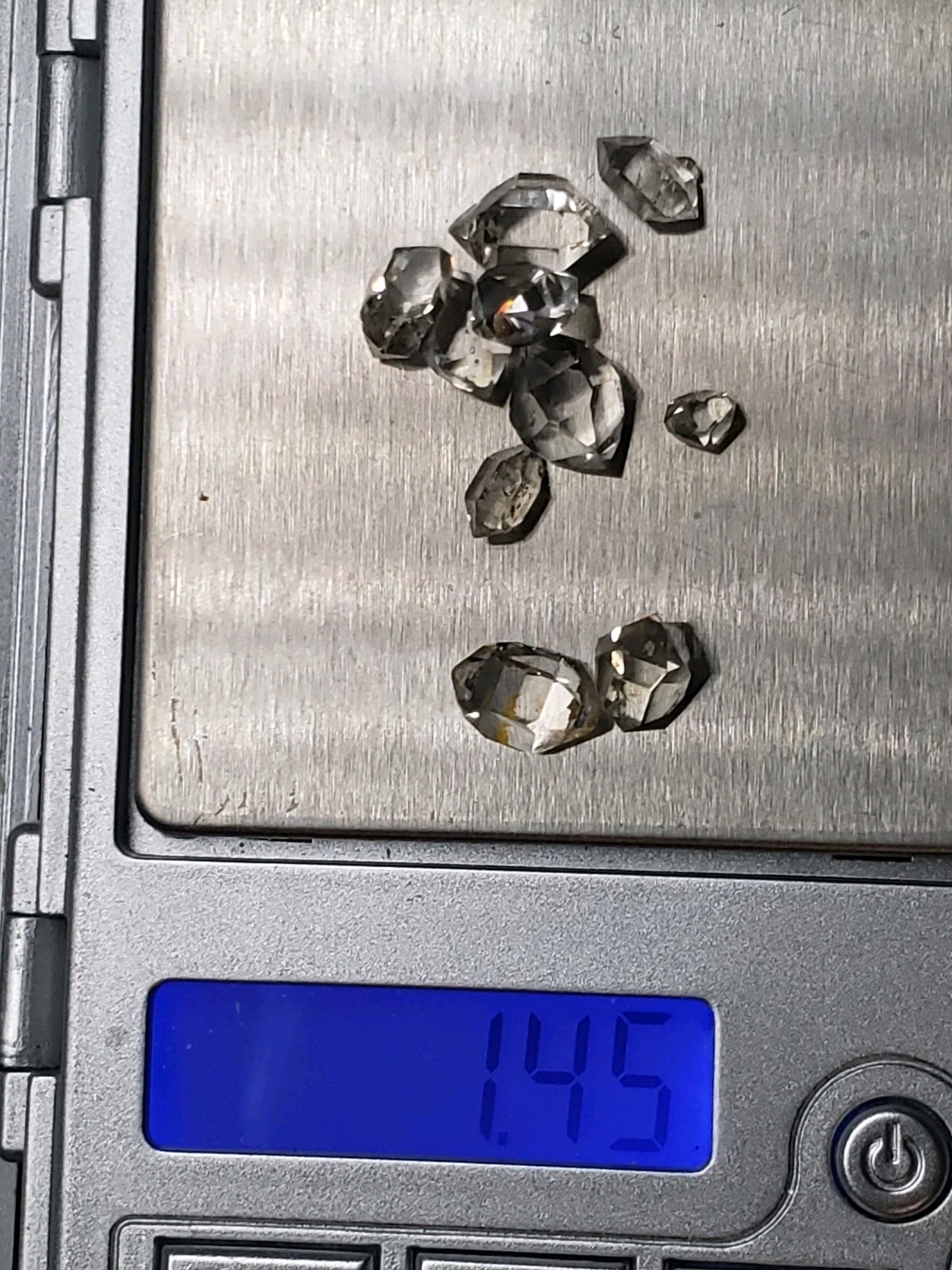 10 – Herkimer Diamonds Quartz Double Terminated New York Small 1.45g