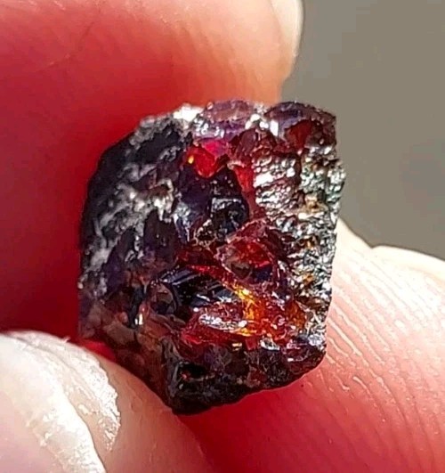 ULTRA RARE GEM RHODOCHROSITE ON MATRIX N’Chwaning I Mine, KMF, South Africa