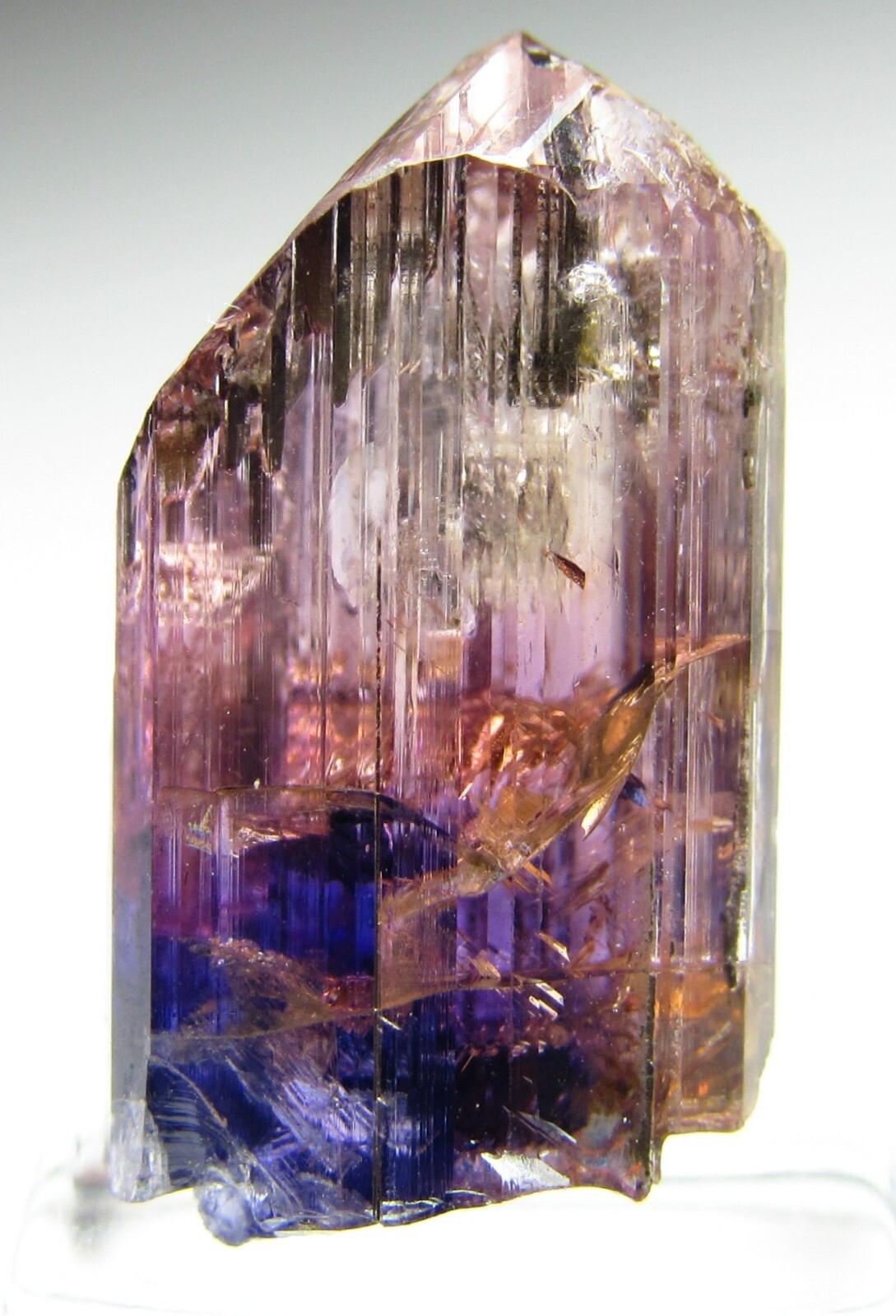 EXCEPTIONAL OUTSTANDING FANCY COLOR GEM UNHEATED TANZANITE CRYSTAL!!! TANZANIA