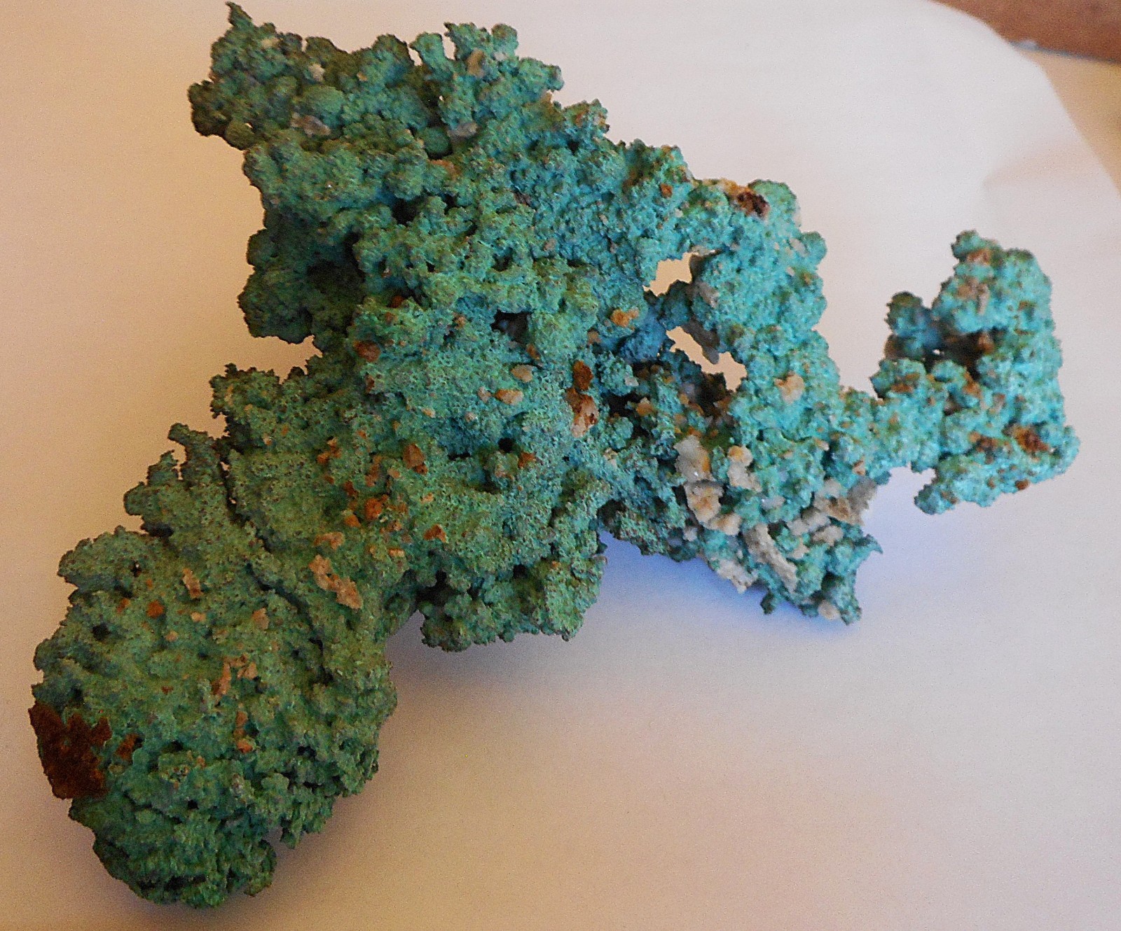 Huge Natural Green Copper Crystal Specimen Michigan . 6.0″ . 711 grams . 1.5 Lb