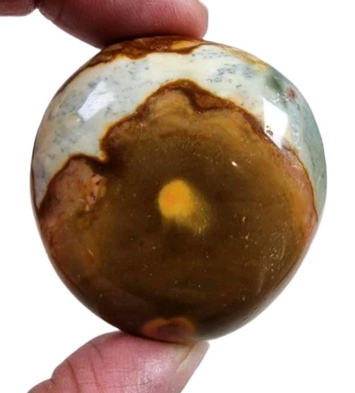 Polychrome Jasper Polished Pebble Madagascar 62.8 grams