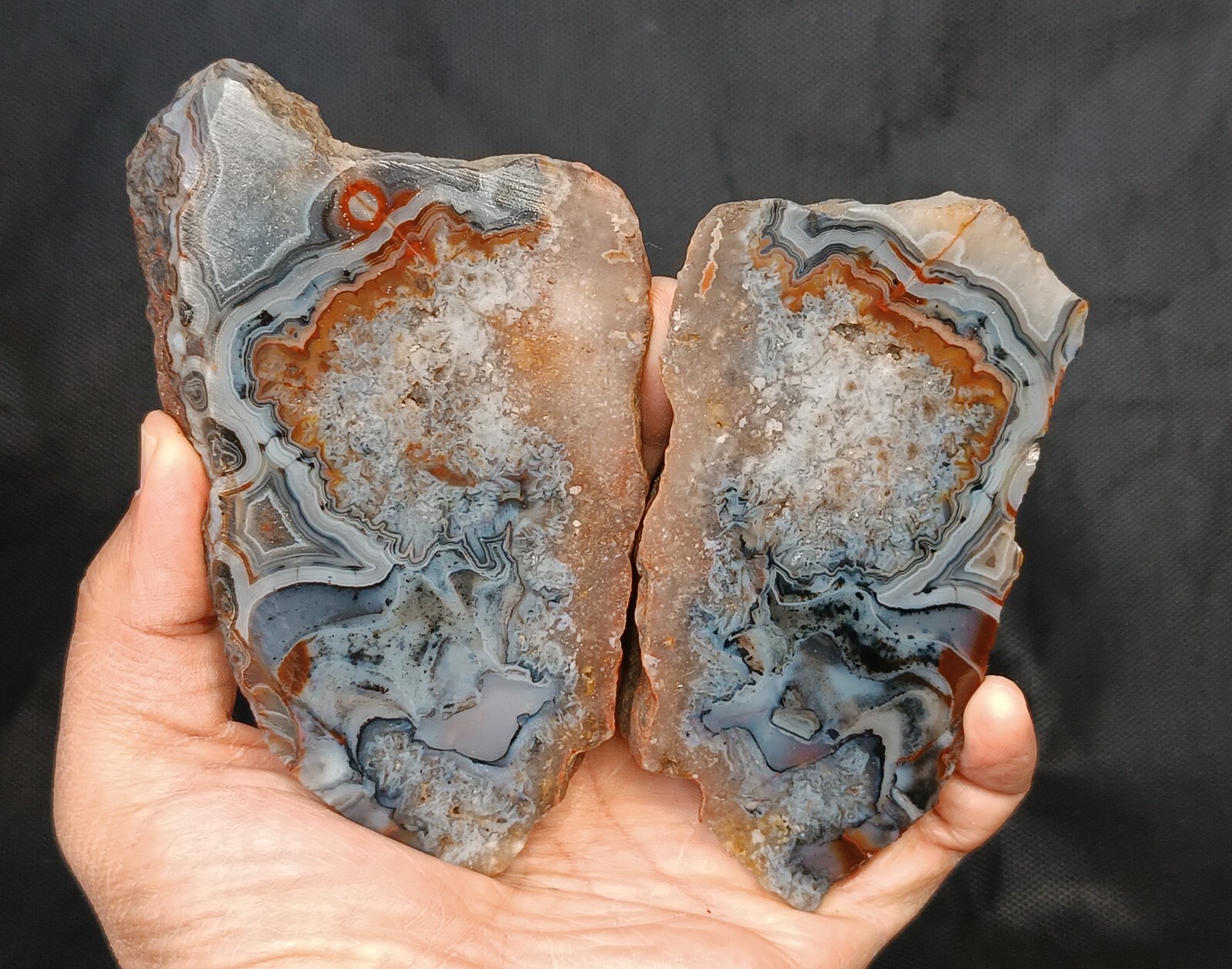 720g/1.59 lb turkish banded agate stone rough,collectible, customs duty included