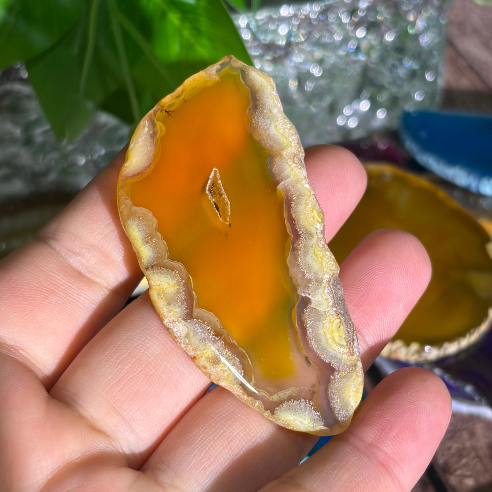 Agate Slices Bulk Lot – Random Colors & Shapes – Min 100g Guaranteed