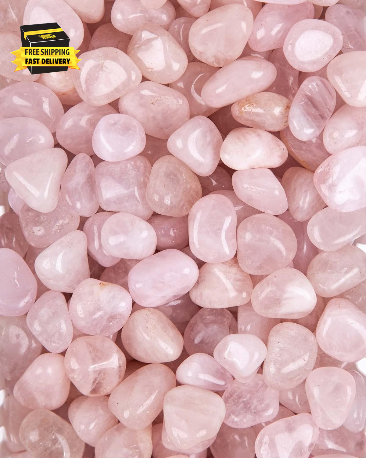 Rose Quartz Tumble Stone – Healing Stone 20-25 Mm (1) ⭐️⭐️⭐️⭐️⭐️