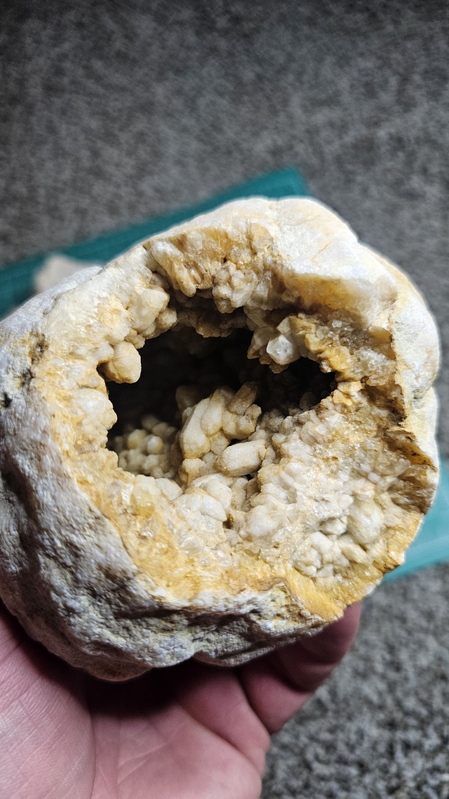 Geode Amethyst Feldspar And Multiple Rare Quartz Points Double Terms