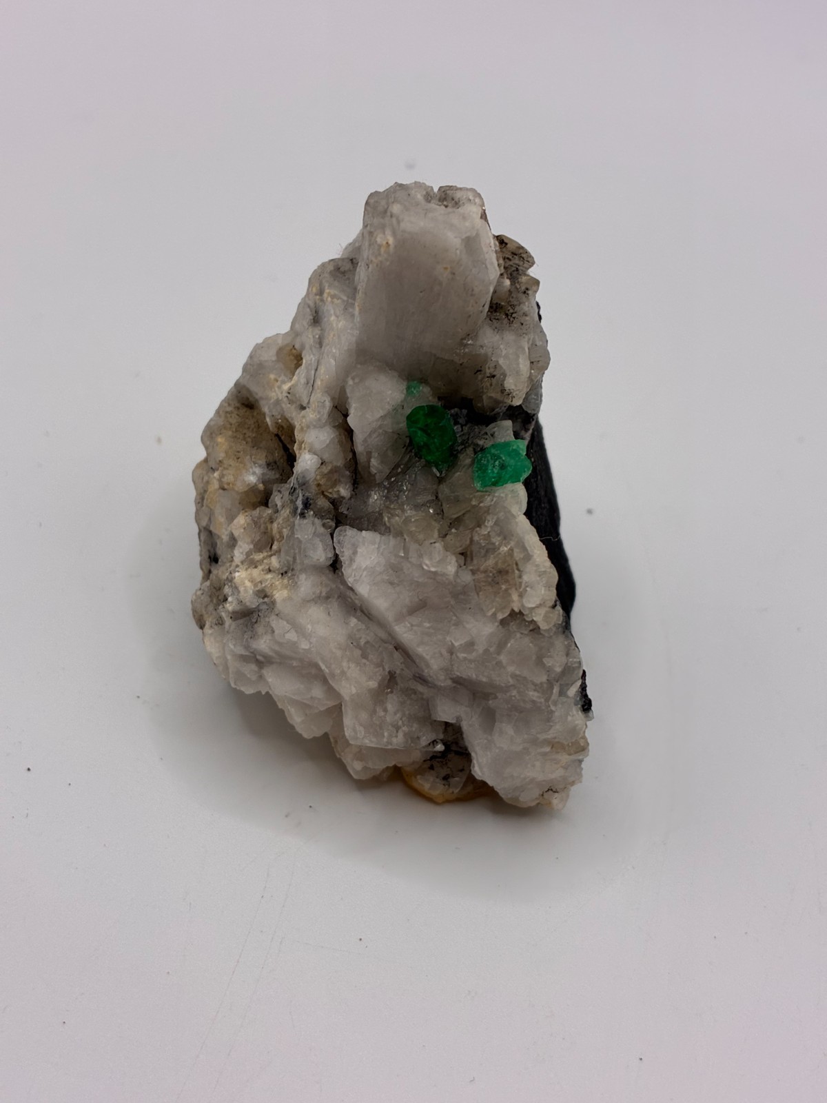 Rough Crystal Colombian Emerald Raw Matrix Collector Piece, Natural Not treament