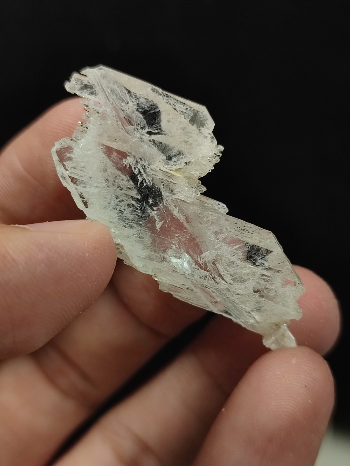 Faden Quartz Crystal With Good Luster & Nice Growth-Pak.
