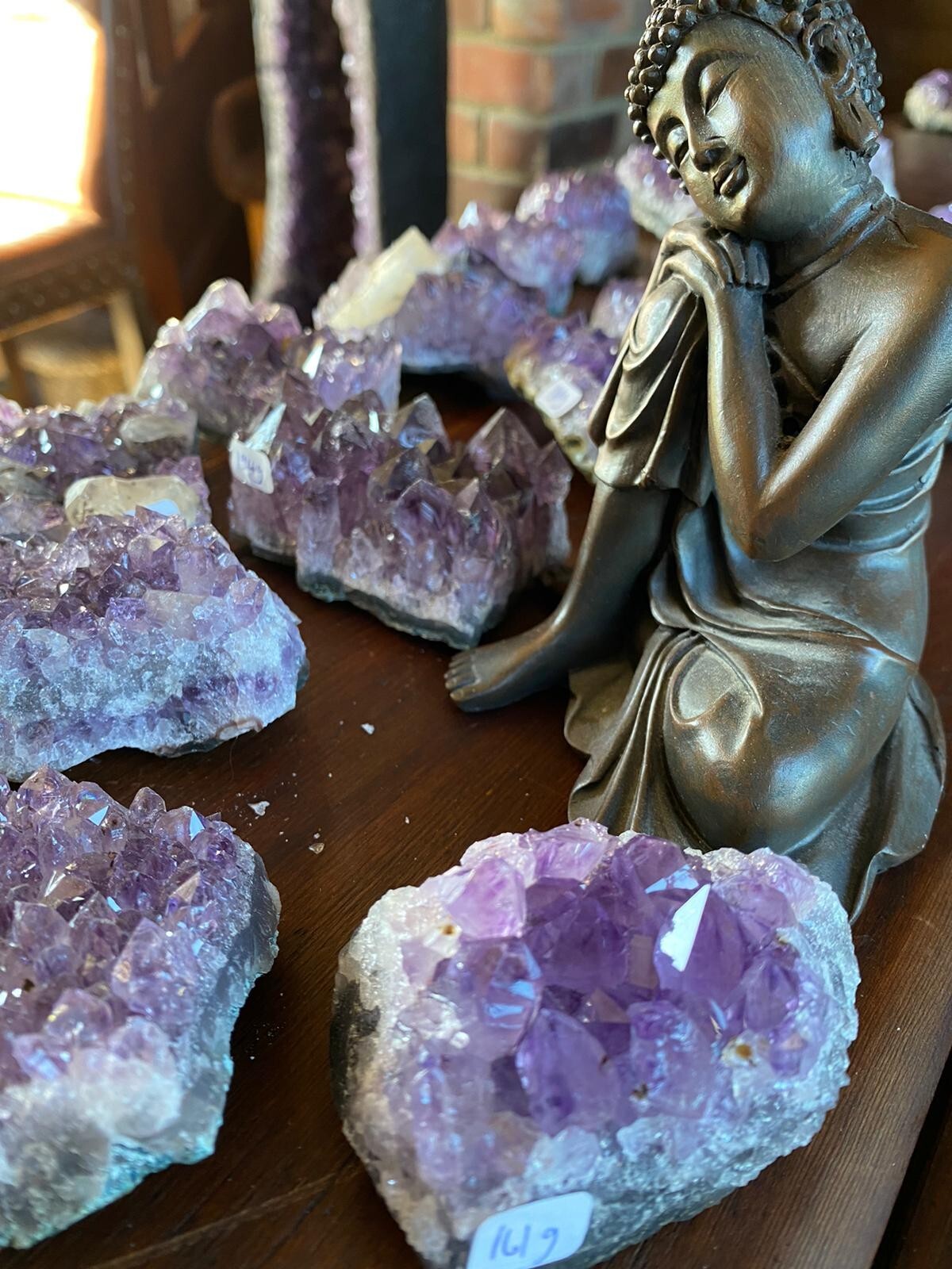 Premium High Grade Amethyst Druzy Cluster Pieces 100g to 200g approx. 8-10cm