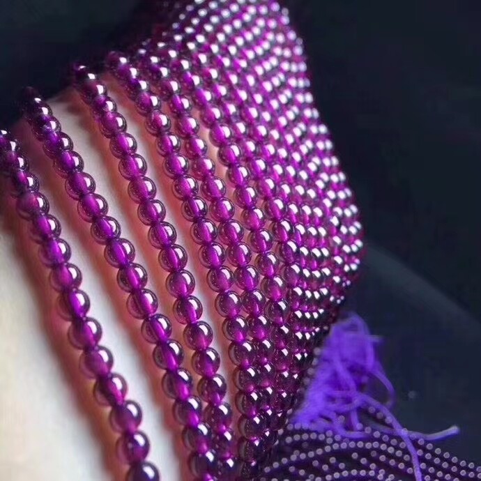Round Purple Natural Amethyst Necklace for Women Chokers – A necklace