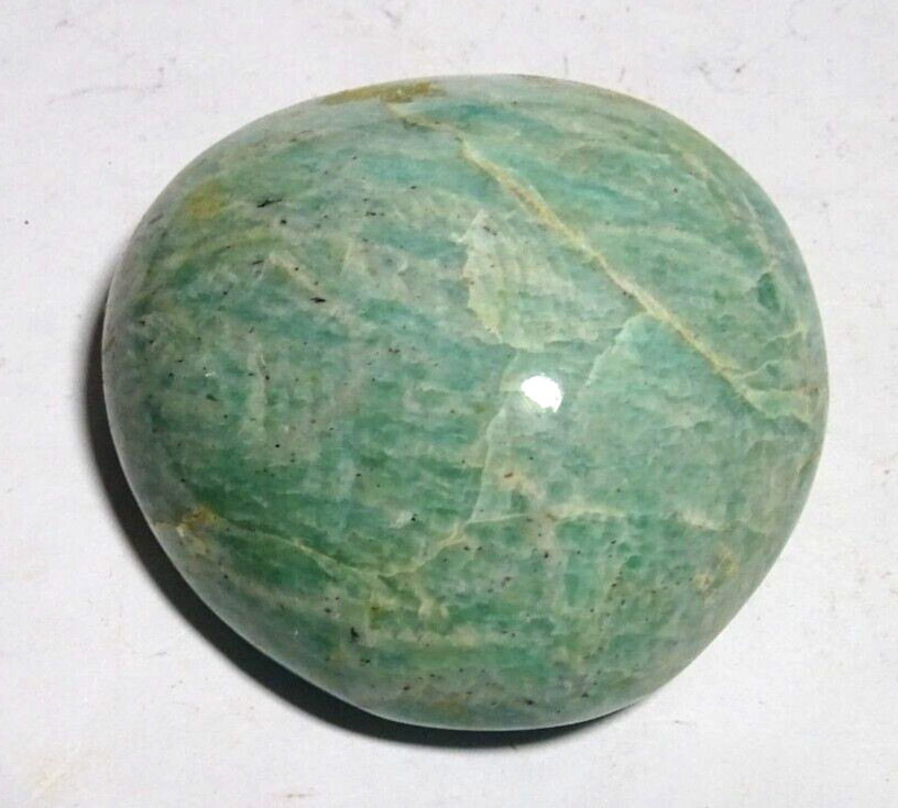 AMAZONITE PALMSTONE – 5.1 x 4.9 cms 83 gms – female empowerment #G