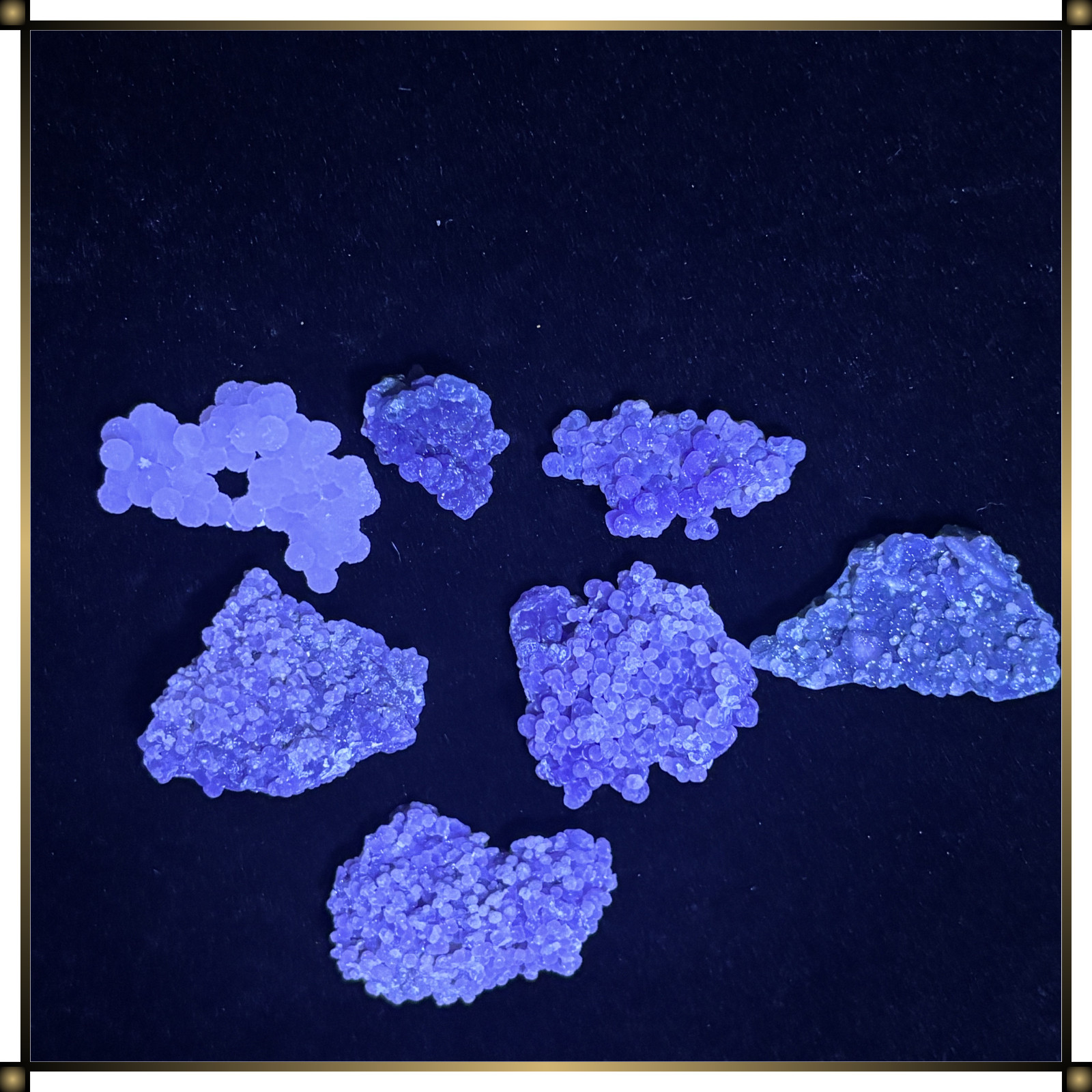 Purple Grape Agate Crystal Cluster Premium Specimen From Indonesia Various Sizes