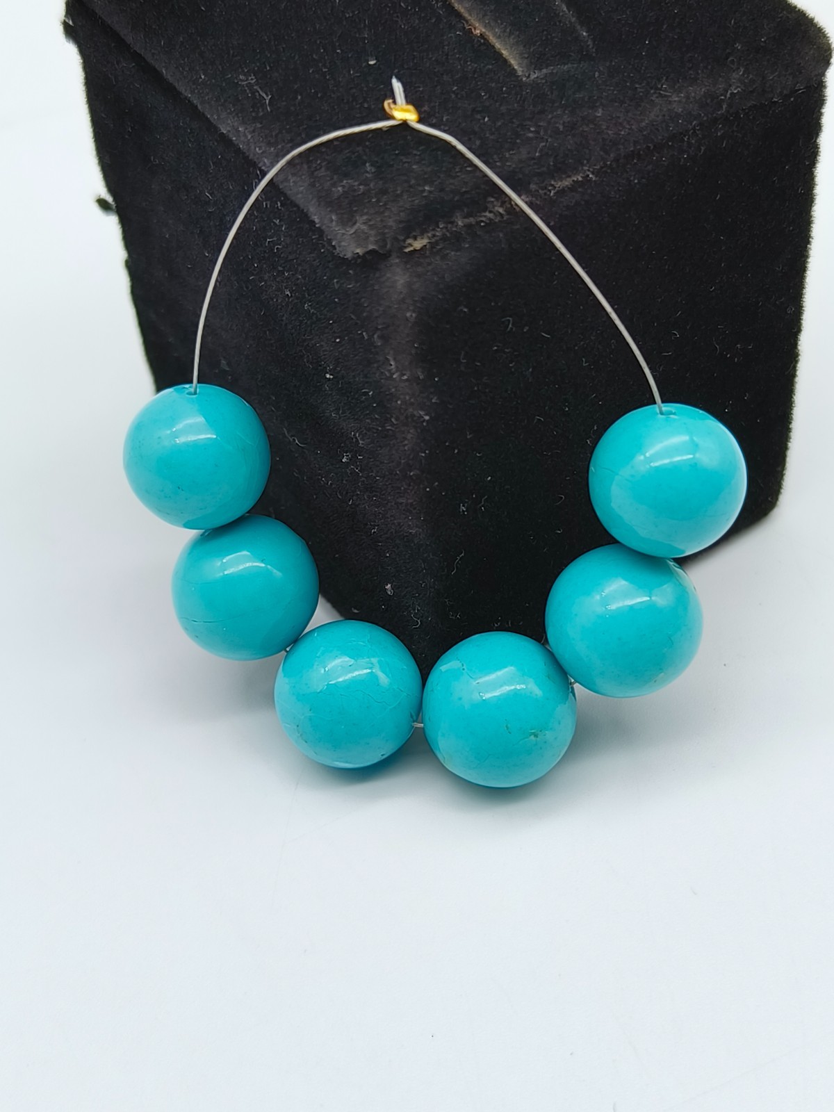 A1 Quality Turquoise Round Shape Beads Natural Beads For MAKING Jewelry