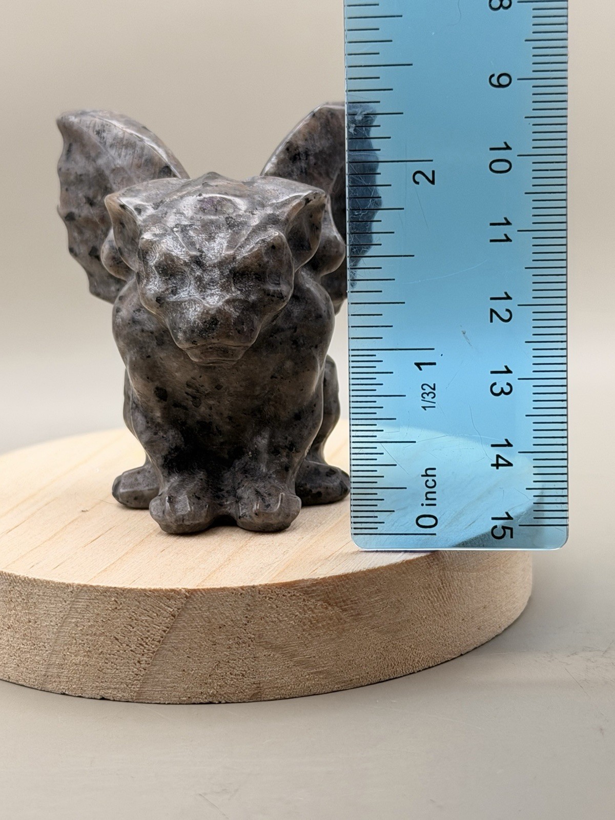 Yooperlite Gargoyle Natural Crystal Gemstone Protection UV Reactive