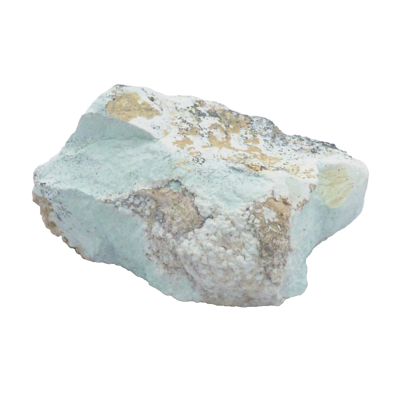 Solid Turquoise Mineral Specimen Island Park Idaho Natural Unpolished 4cm 19g