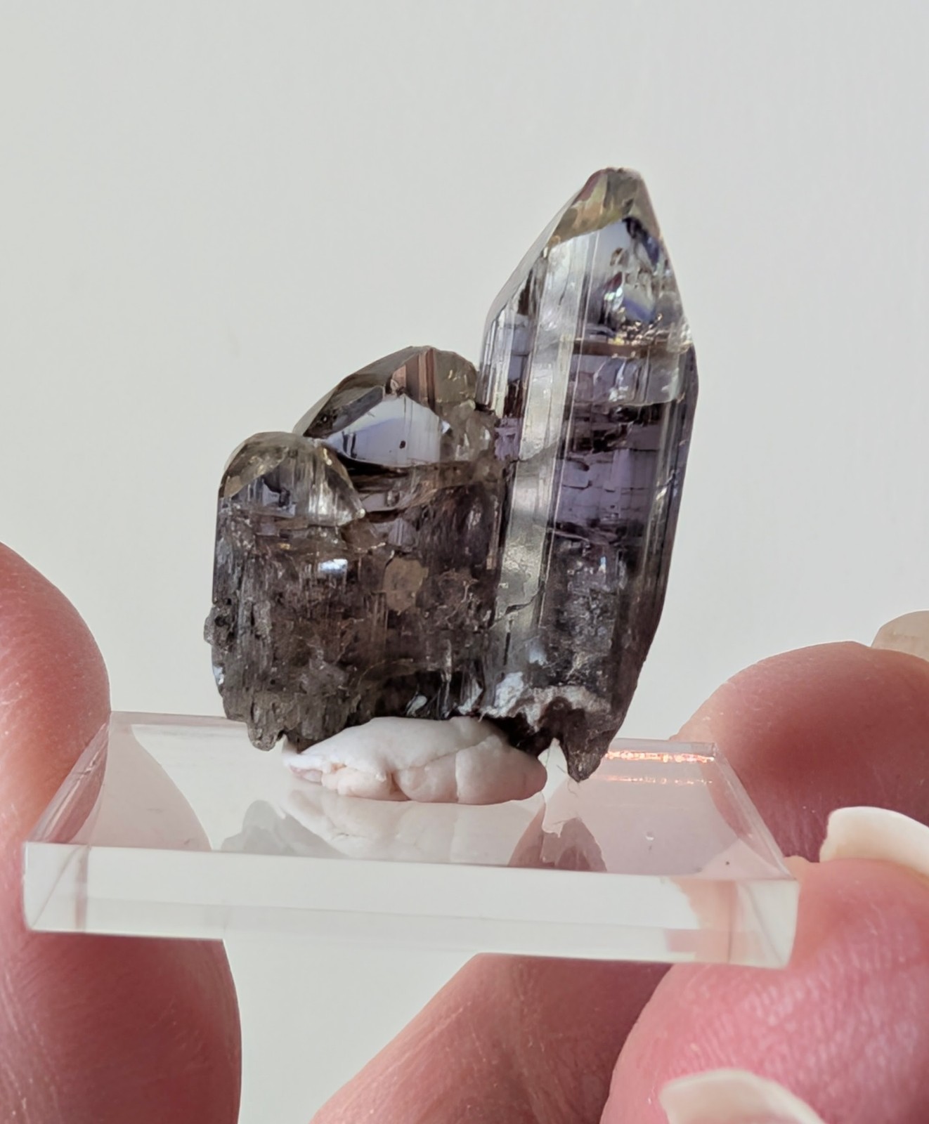 23.5 ct Natural Multi-Termination Tanzanite Crystal Cluster – Unheated