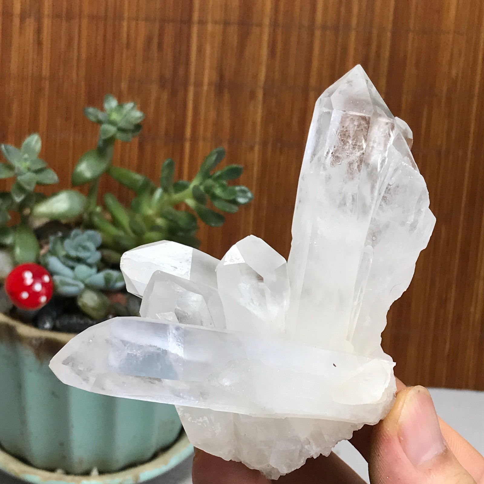 92-78-42mm Natural crystal clusters pretty Quartz Mineral Specimen 149g A6987