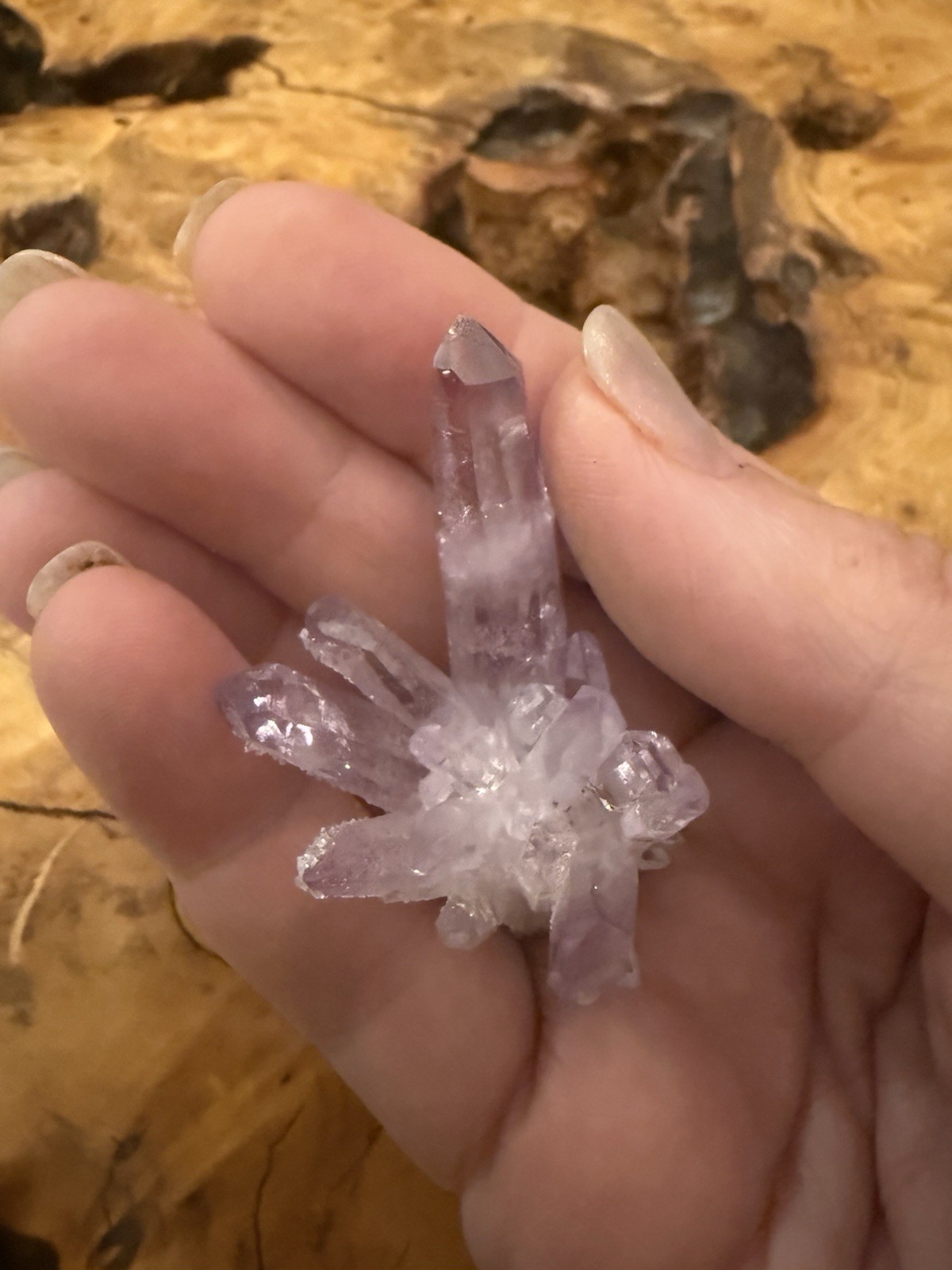 Veracruz amethyst crystal Cluster collector specimen w Druzy