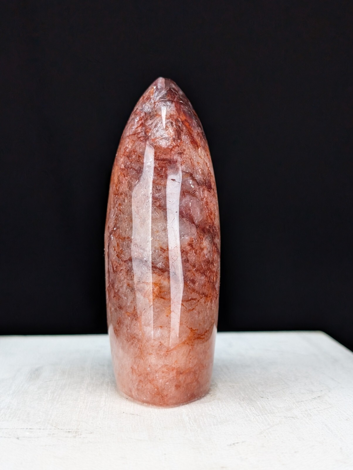 Fire Quartz Freeform Ornament Crystal Chakra Gemstone Free Form