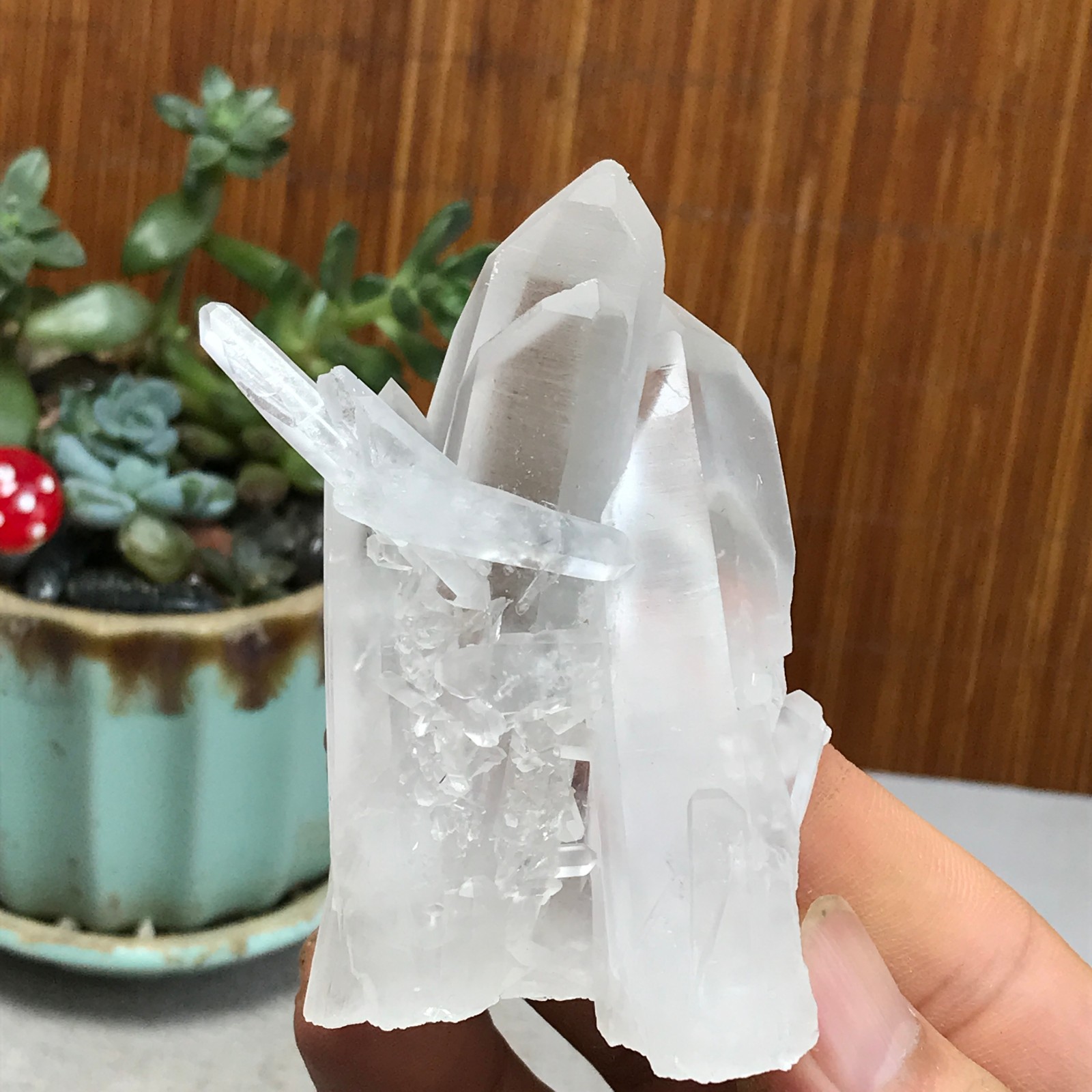78-47-27mm Natural crystal clusters pretty Quartz Mineral Specimen 110g A6989