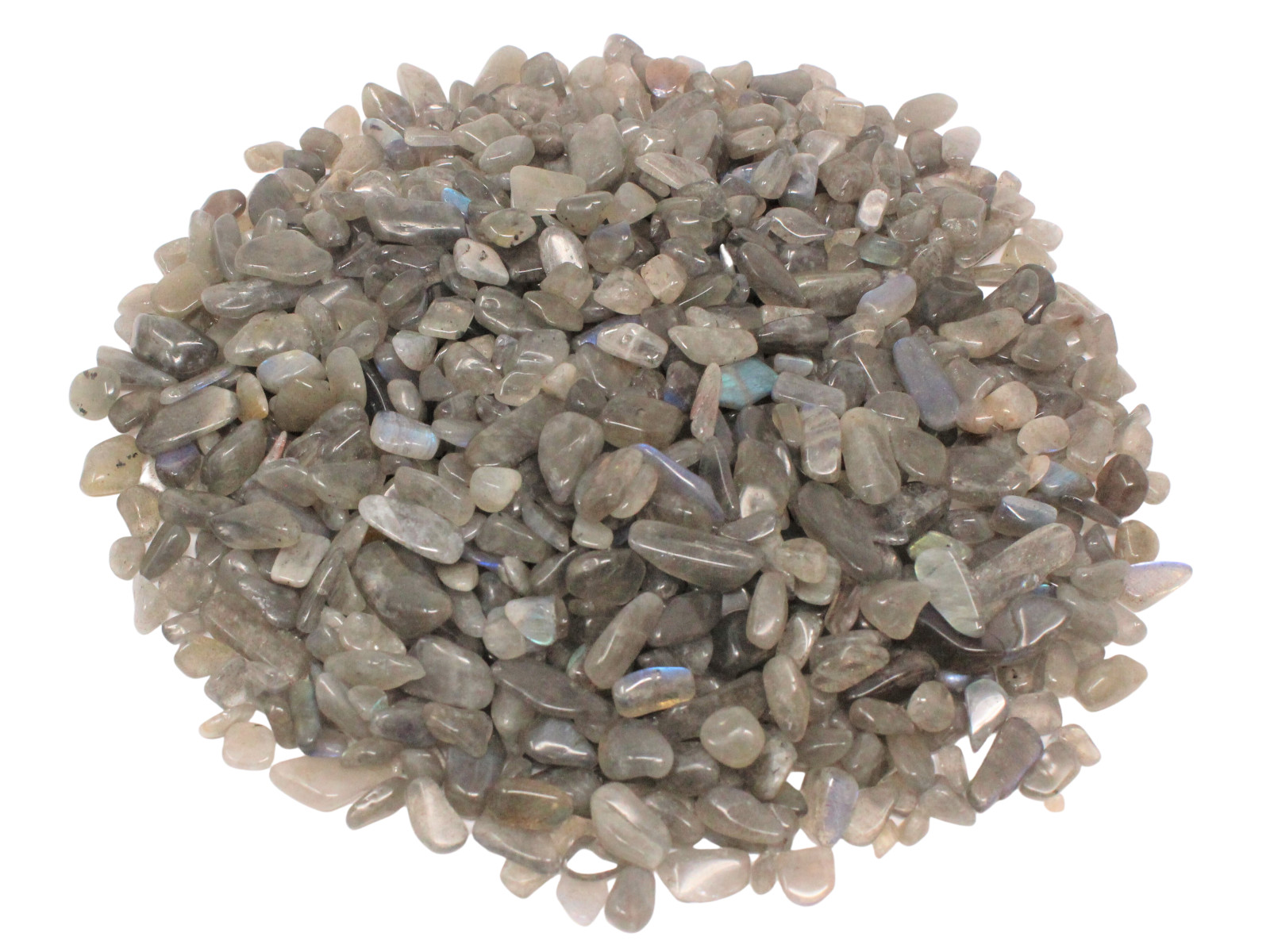 Labradorite Semi Tumbled Gemstone Mini Crystal Chips 6-8 mm (Labradorite Chips)