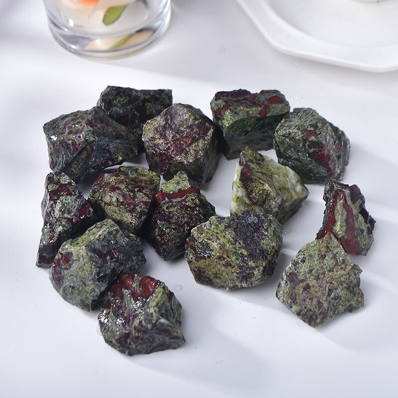Raw Rough Dragon Bloodstone Jasper Chunk Healing Crystal Rock Specimen Gift 1PCS
