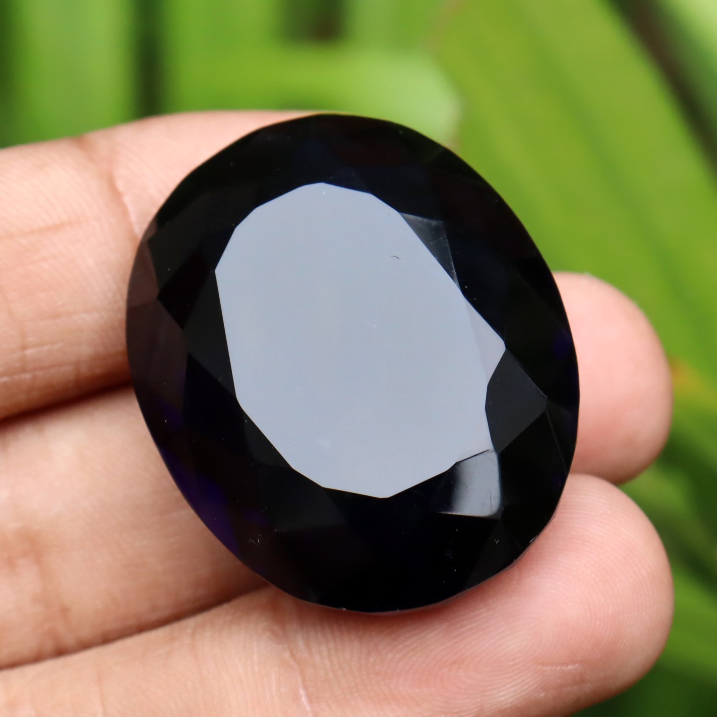 Natural Purple Amethyst Oval Shape 87 Ct Certified Loose Gemstone