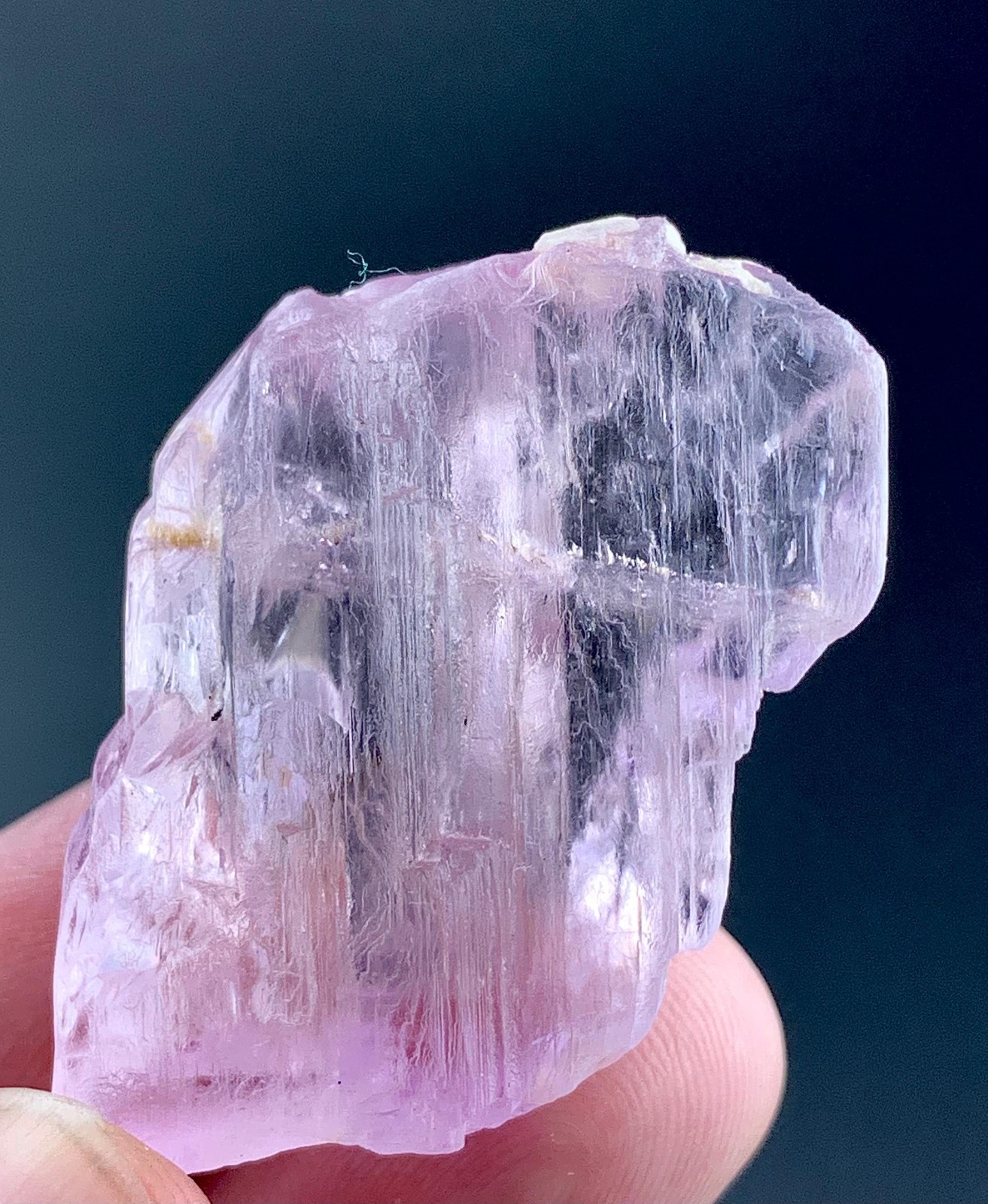 112 Carat Baby Pink Kunzite Crystal From Afghanistan