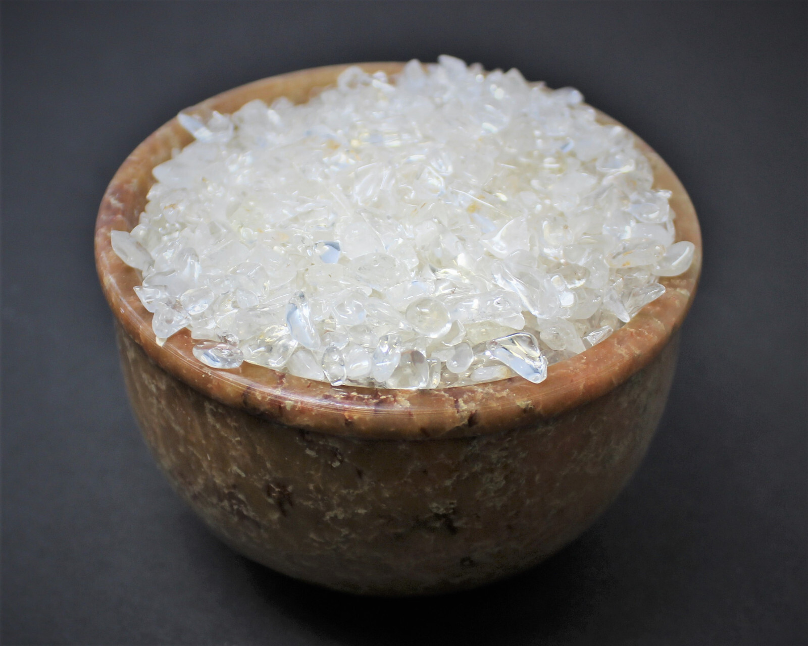 Bulk 1 lb Loose Clear Quartz Semi Tumbled Stones Chips Mini Crystal 5 – 15 mm