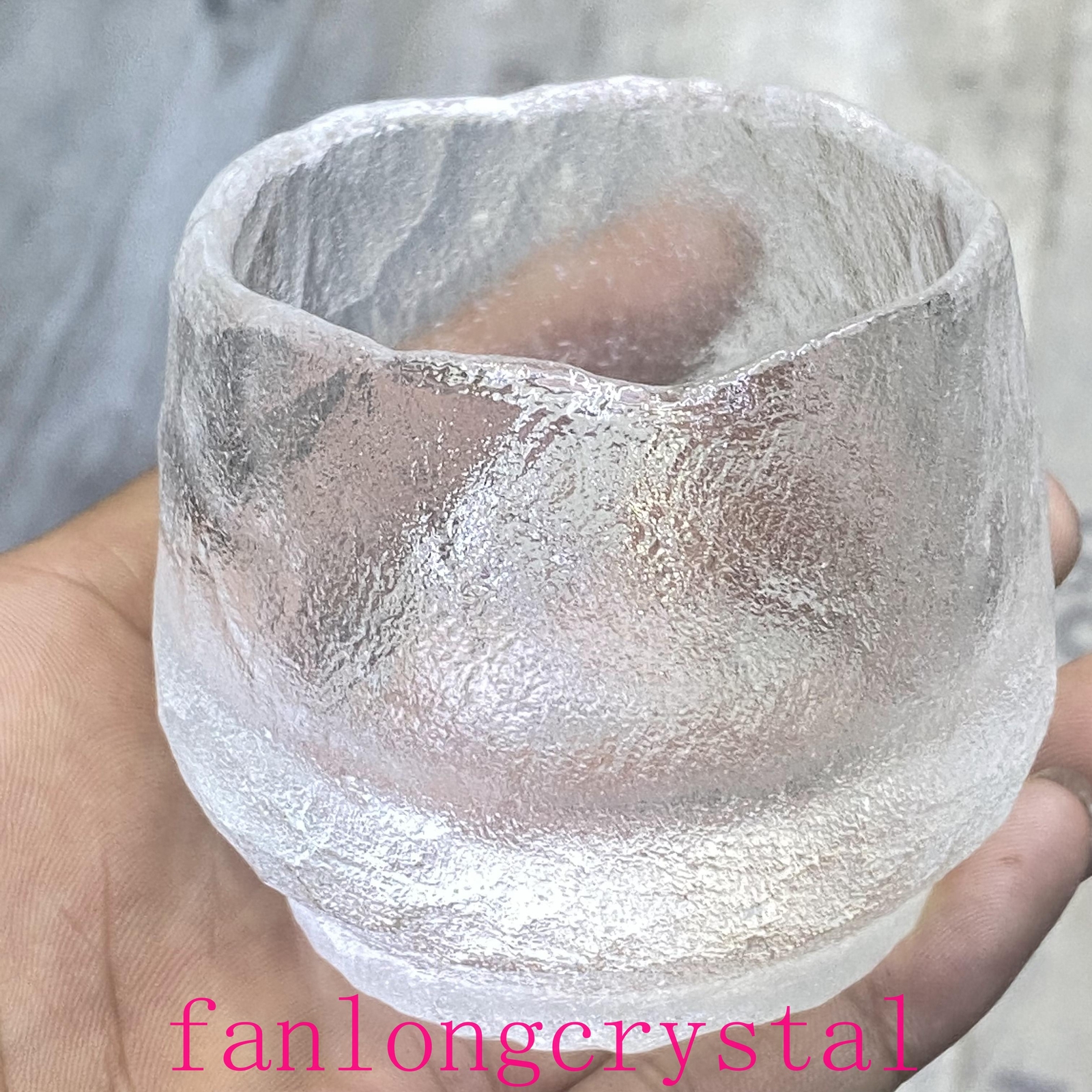 1pcs Natural Clear crystal Quartz Cup Crystal Carving Home Decor Reiki Gift