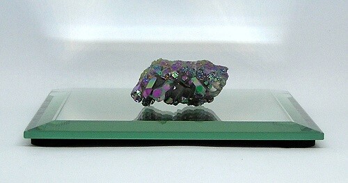 Natural Crystal Point Quartz Specimen, Titanium CVD 40 X 34 X 15 mm, 0.7 Oz