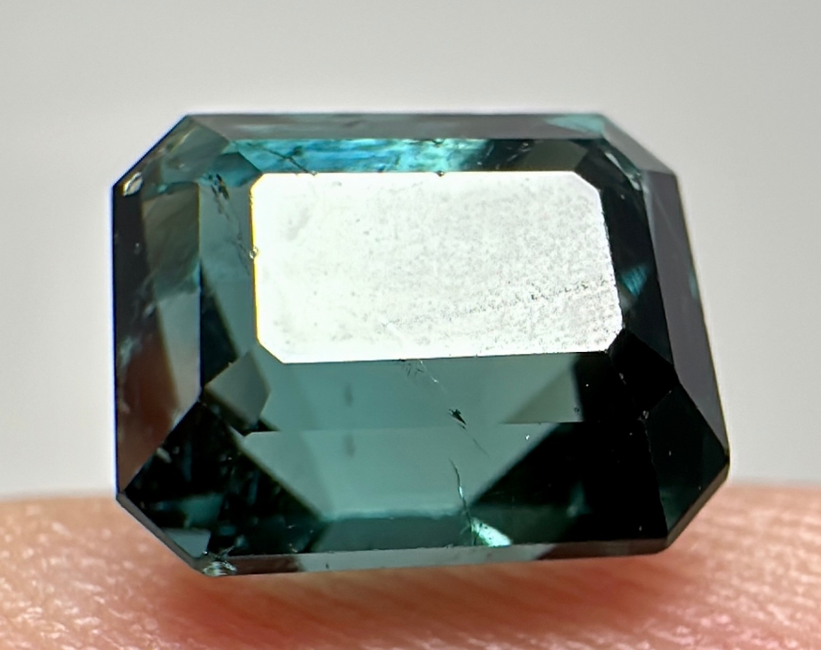 2 Ct Ultra Rare Eye Clean Indicolite Tourmaline Cut Gemstone From Afghanistan