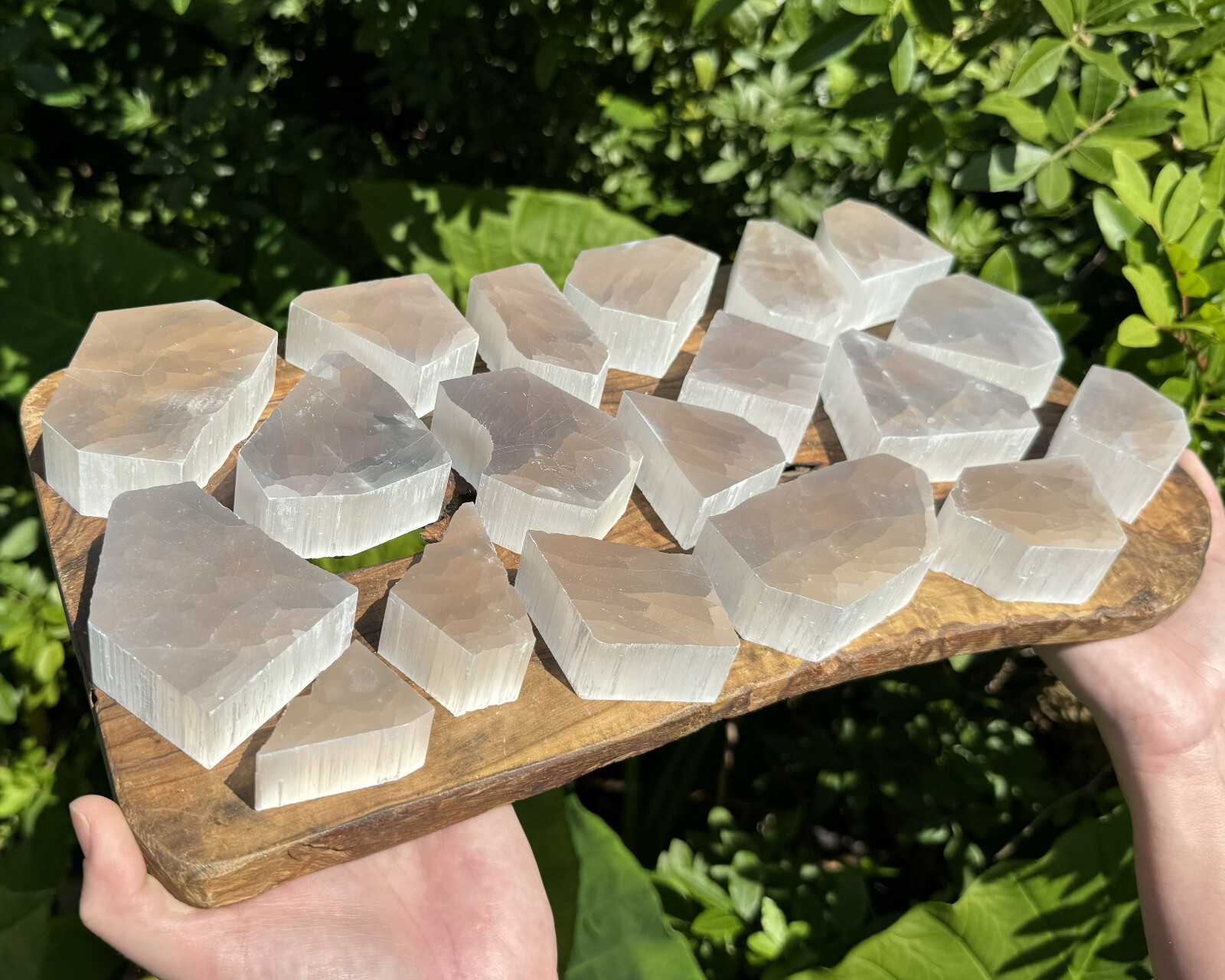 Ulexite TV Rock Chunks, Television Stones – Choose Size (Optical Crystals)