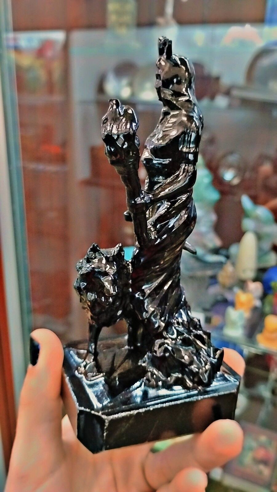 Black Obsidian Hekate & Wolf