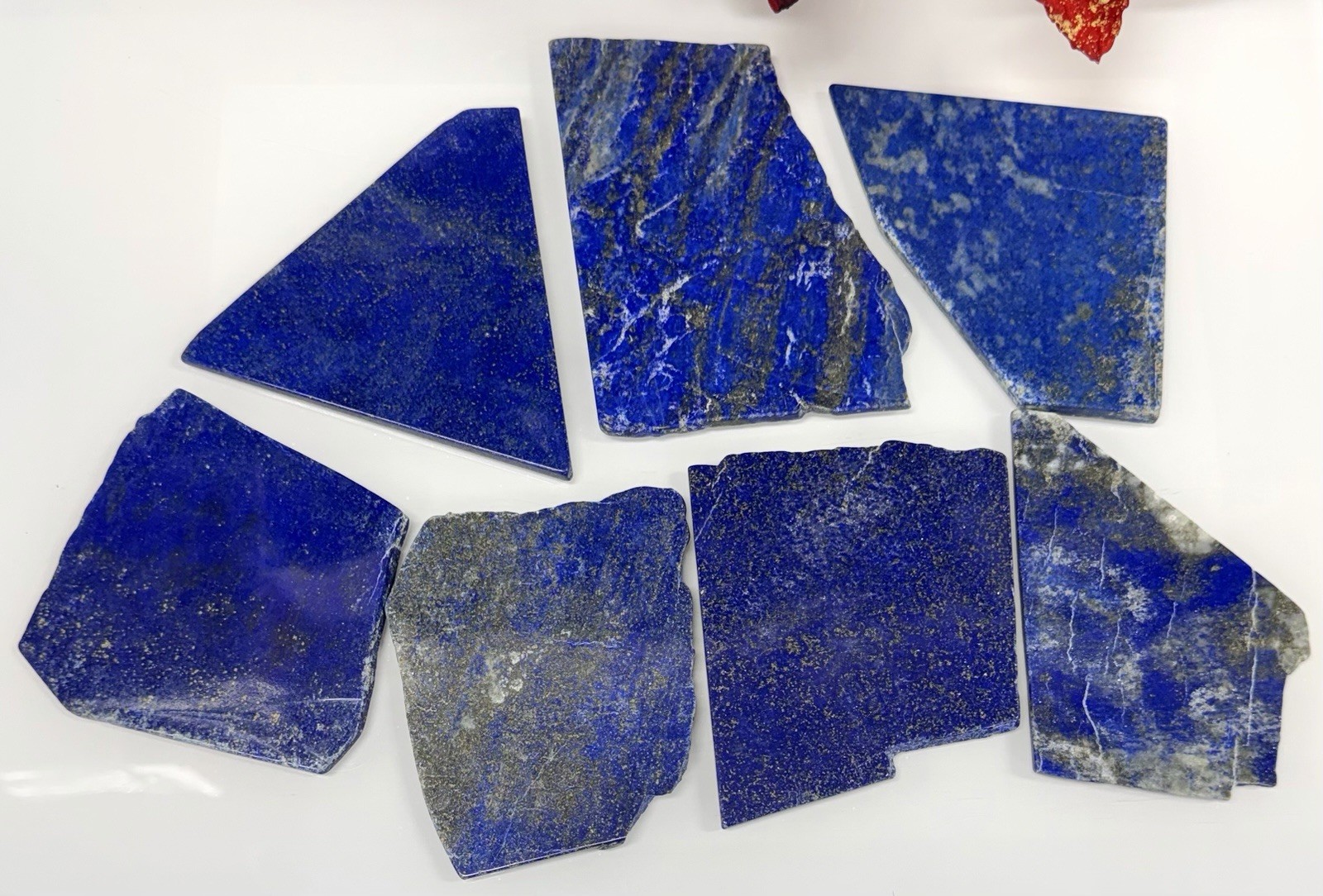 Wholesale Lot 2 Lbs Natural Lapis Lazuli Polished Slab Crystal