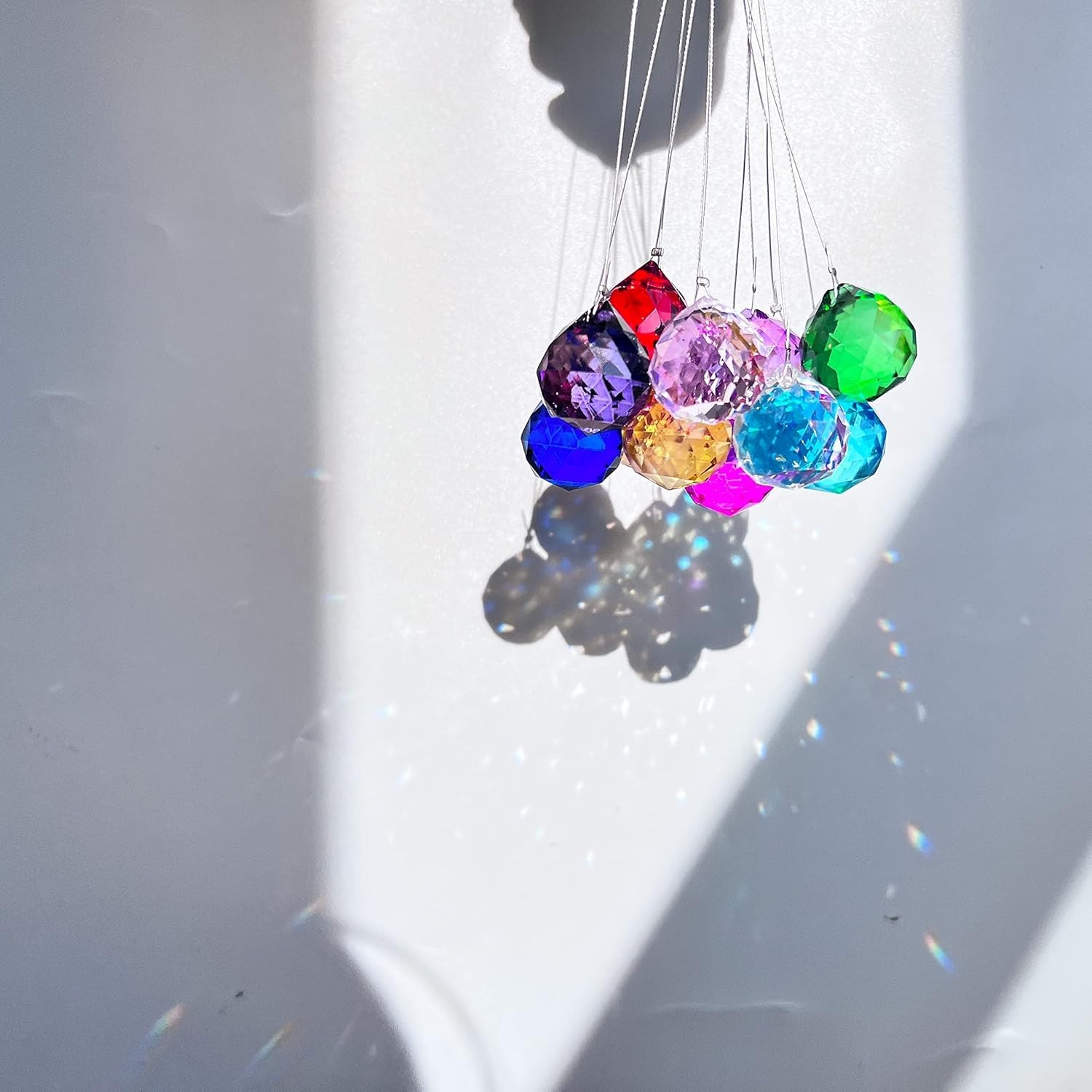 Faceted Crystal Feng Shui Decor, 20mm, 12pc