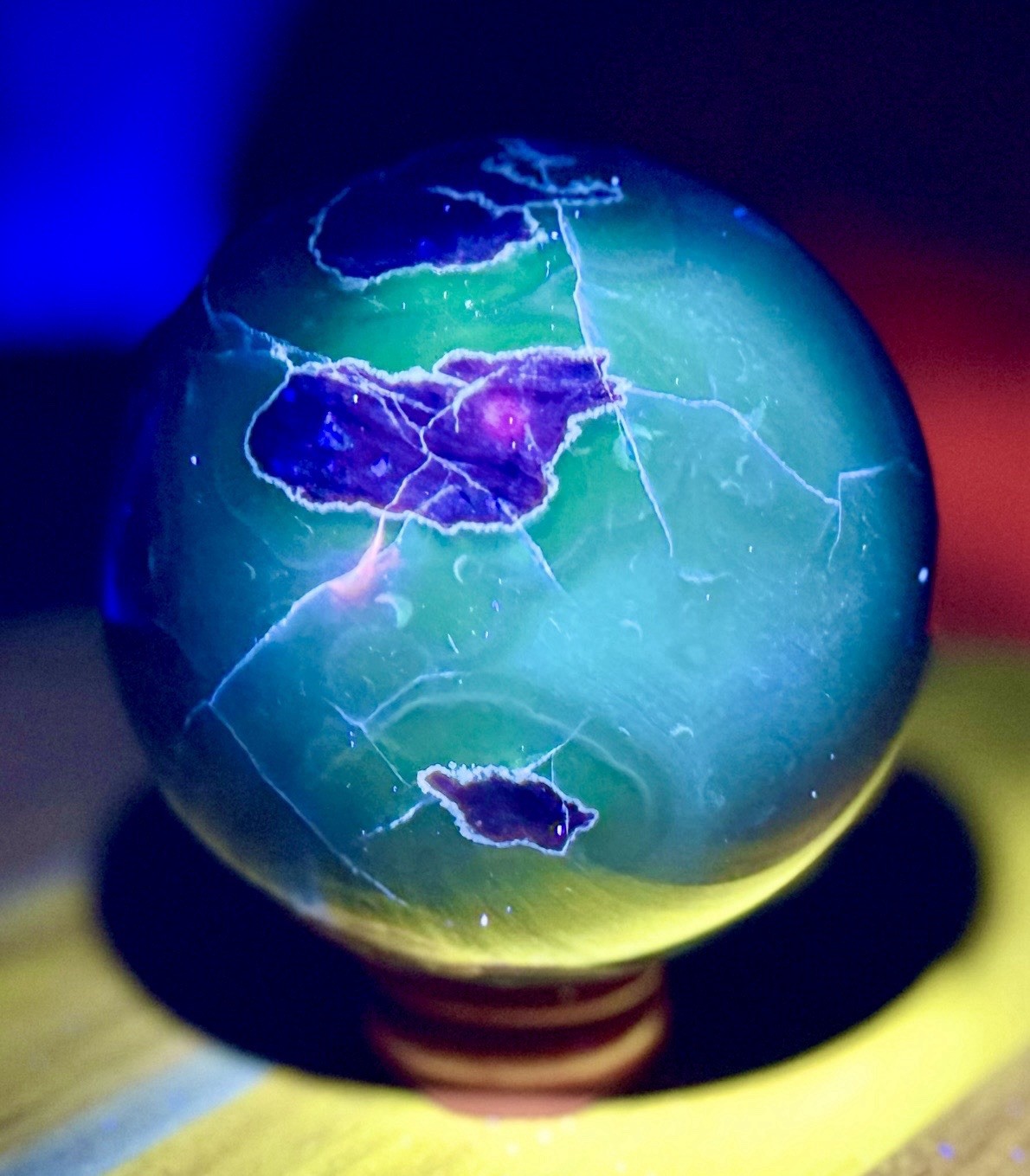 Football Agate Sphere 75mm/600g