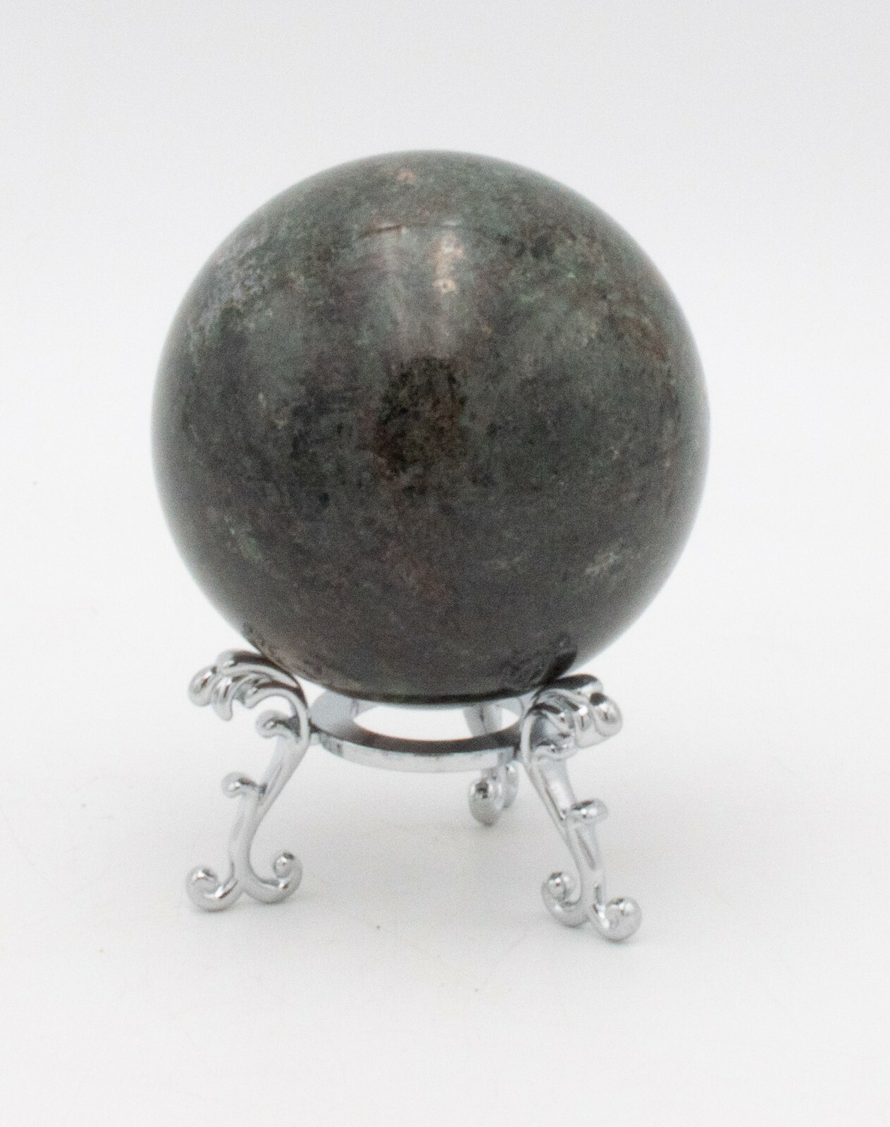 Western Australian Chrome Diopside 64mm Rock Sphere Free Stand Jasper CD04