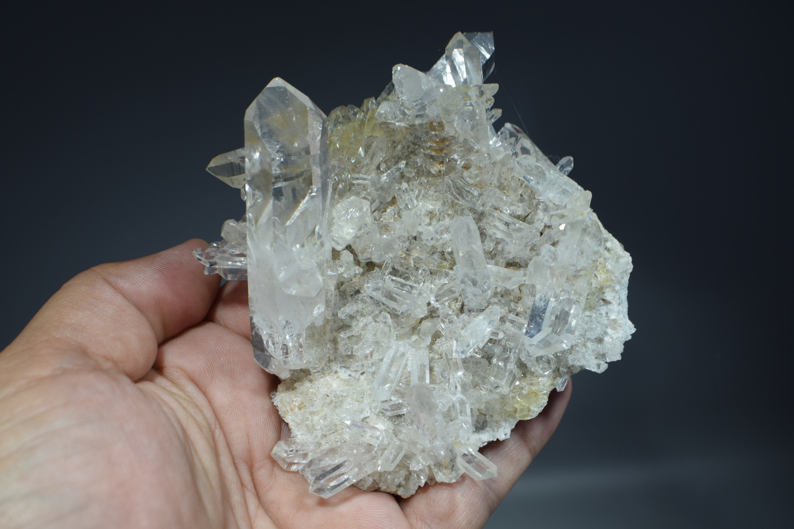 Natural Quartz Crystal Cluster Specimen 230g 88x80x30mm Collector Display
