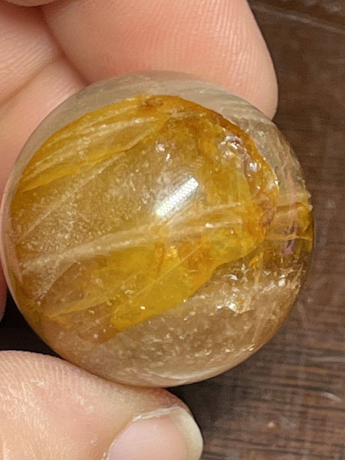 Golden Healer Mini Sphere Ball Orb Marble 26mm 23g
