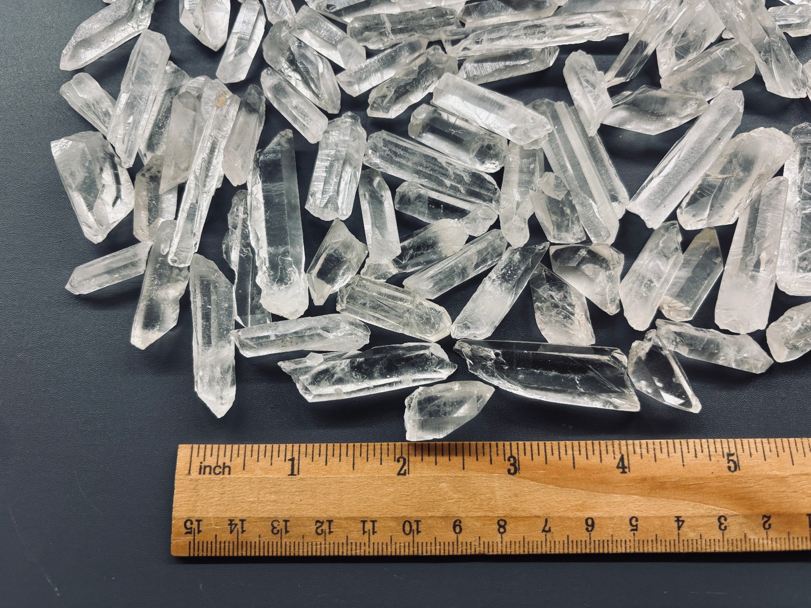 1/2 Lb Natural Quartz Crystal Shards Collection Points Broken Wands
