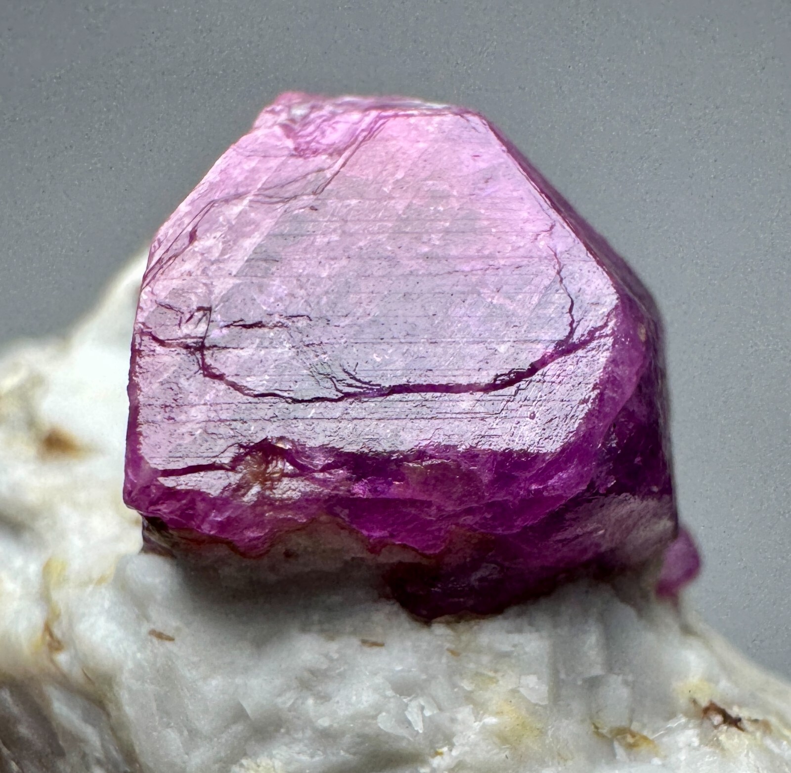 Top Ruby Huge Crystal On Matrix From Jegdalek @Afghanistan. 155 Gram