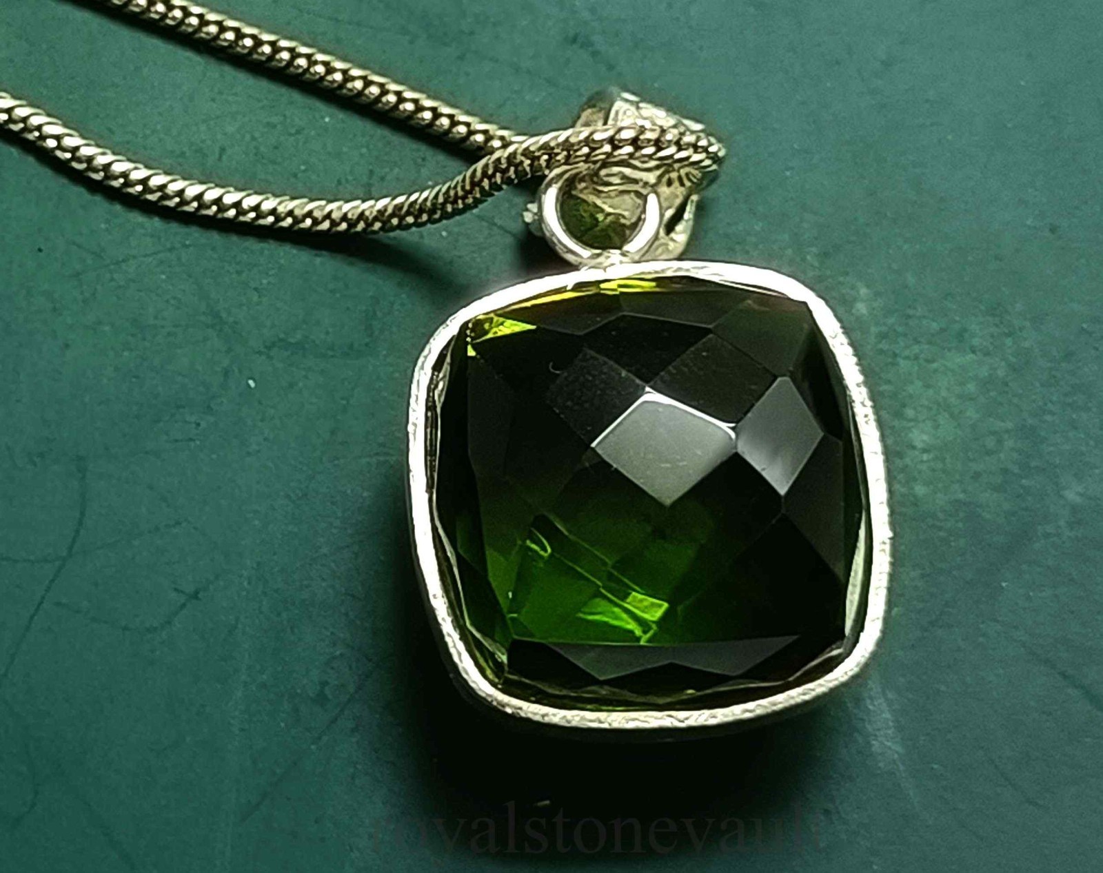 IGL Certified 67.35 Ct Color Change Alexandrite Pendant 925 Sterling Silver 5ANI