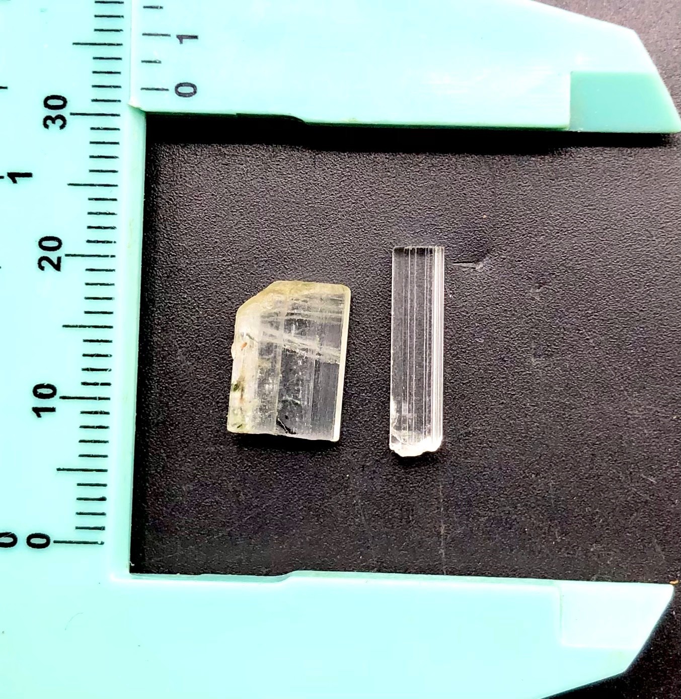 Natural Sky Blue Aquamarine Crystal Specimen Loupe Clean Shigar Pakistan 1.00g