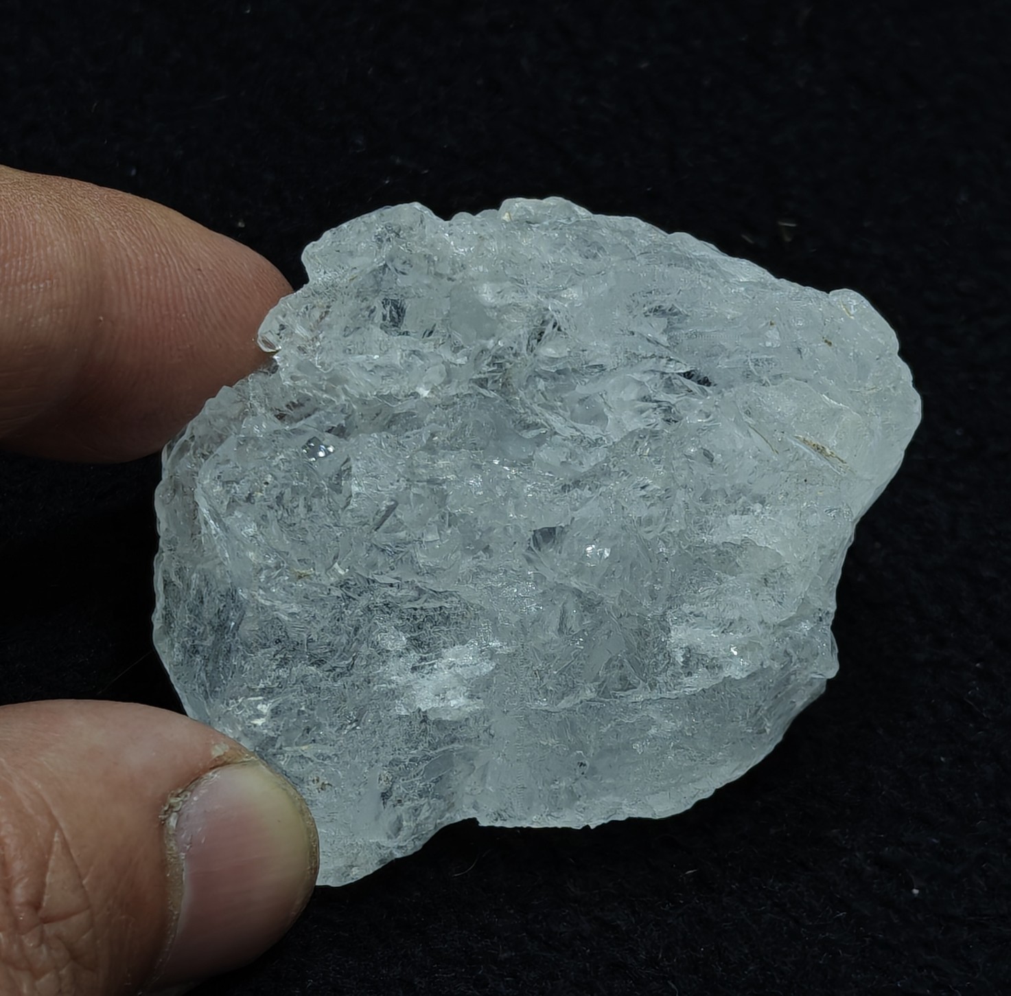 Natural Pollucite 76 grams Etched Formation
