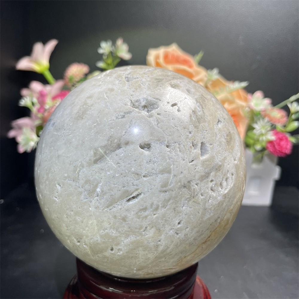 4.3LB 4″ Natural Sphalerite Sphere Ball Crystal Quartz Mineral Reiki Healing