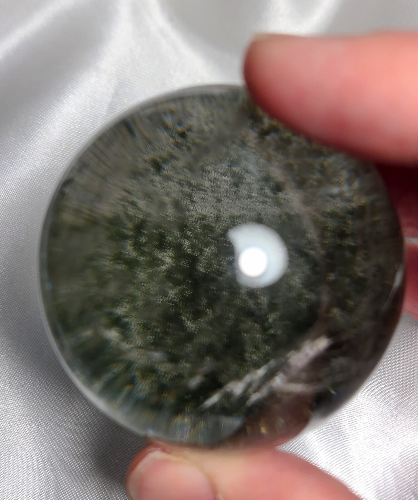 2″ 51mm 179g AA++ Stunning Garden Quartz Massive Rainbows Sphere Crystal Ball